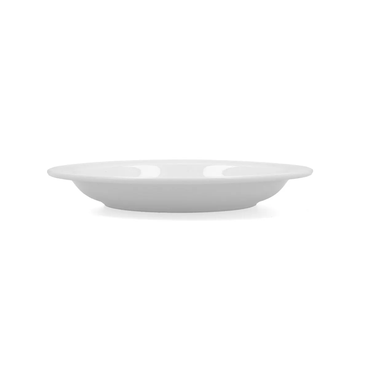 Piatto Fondo Bidasoa Glacial Ceramica Bianco (23 cm) (Pack 6x)