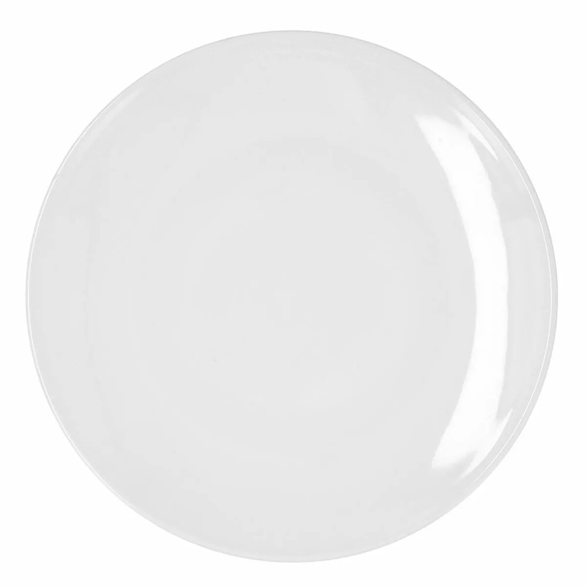 Piatto da pranzo Bidasoa Glacial Coupe Bianco Ceramica Ø 30 cm (4 Unità) (Pack 4x)