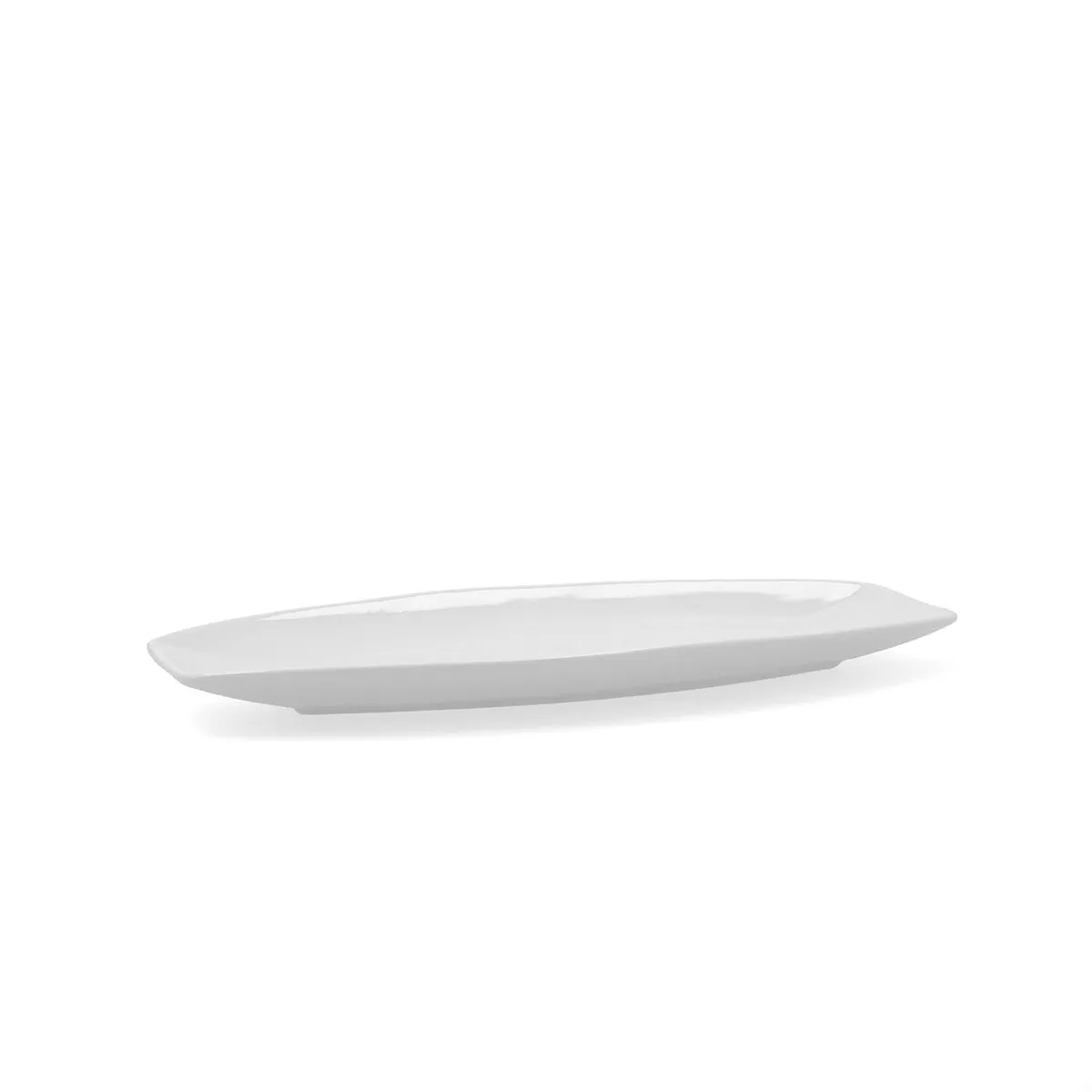 Teglia da Cucina Quid Gastro Bianco Ceramica 35,5 x 15,8 x 2,8 cm (6 Unità) (Pack 6x)