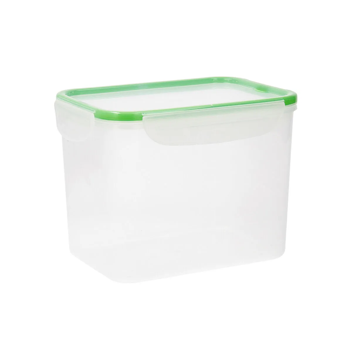 Porta pranzo Ermetico Quid Greenery Trasparente Plastica (3,7 L) (Pack 4x)