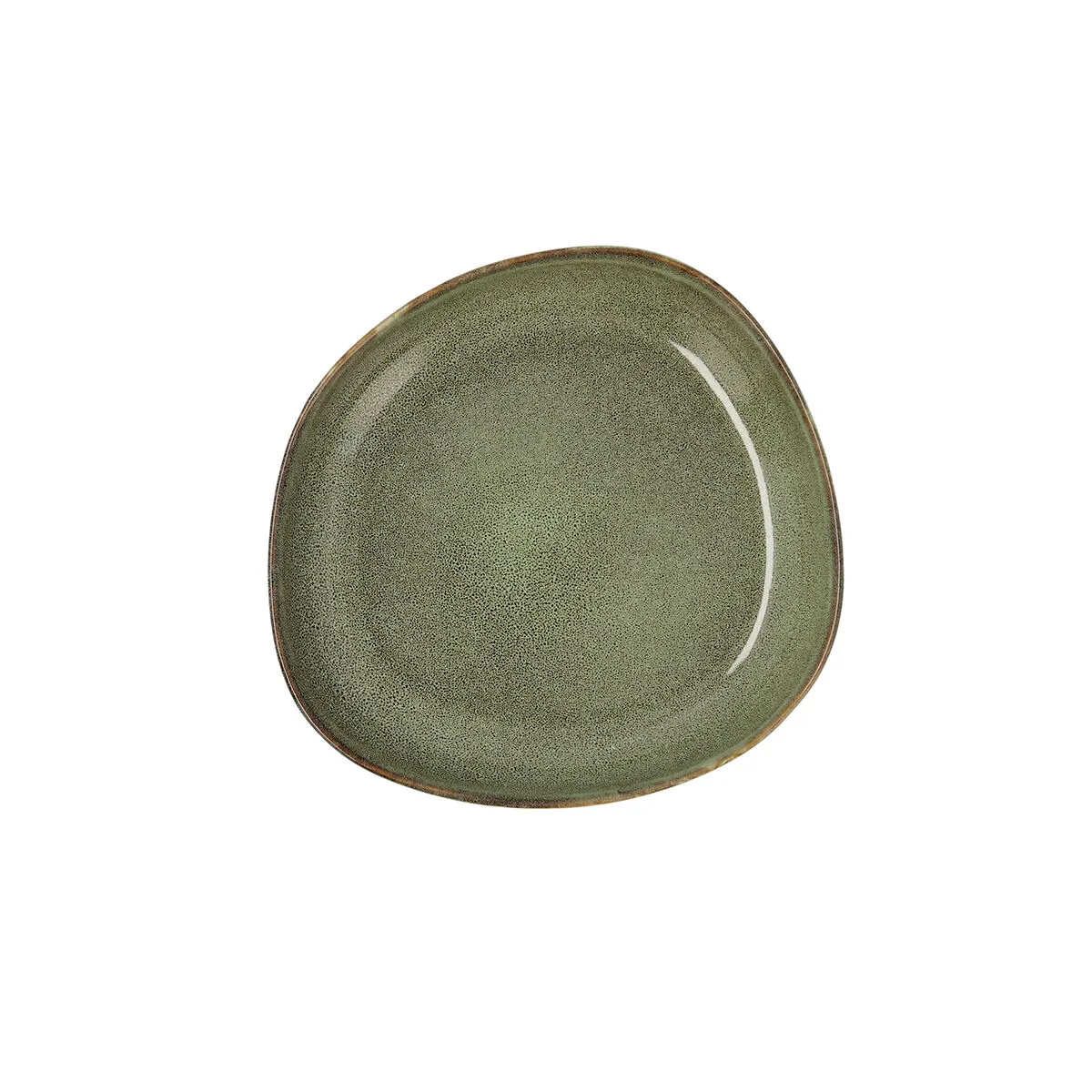 Piatto Fondo Bidasoa Ikonic Ceramica Verde (20,5 x 19,5 cm) (Pack 6x)