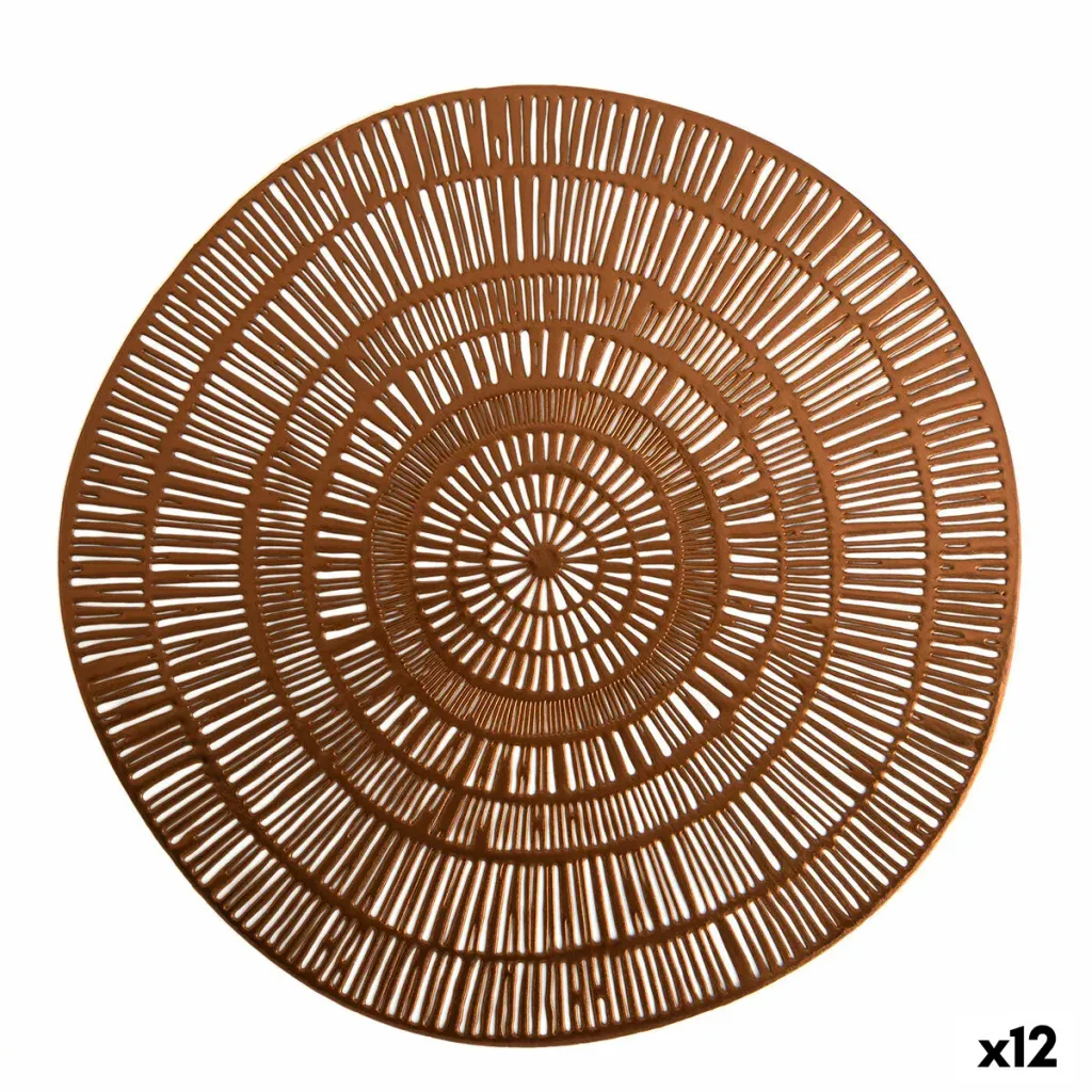 Tovaglietta Singola Quid Habitat Spirale Bronce 38 cm (Pack 12x)