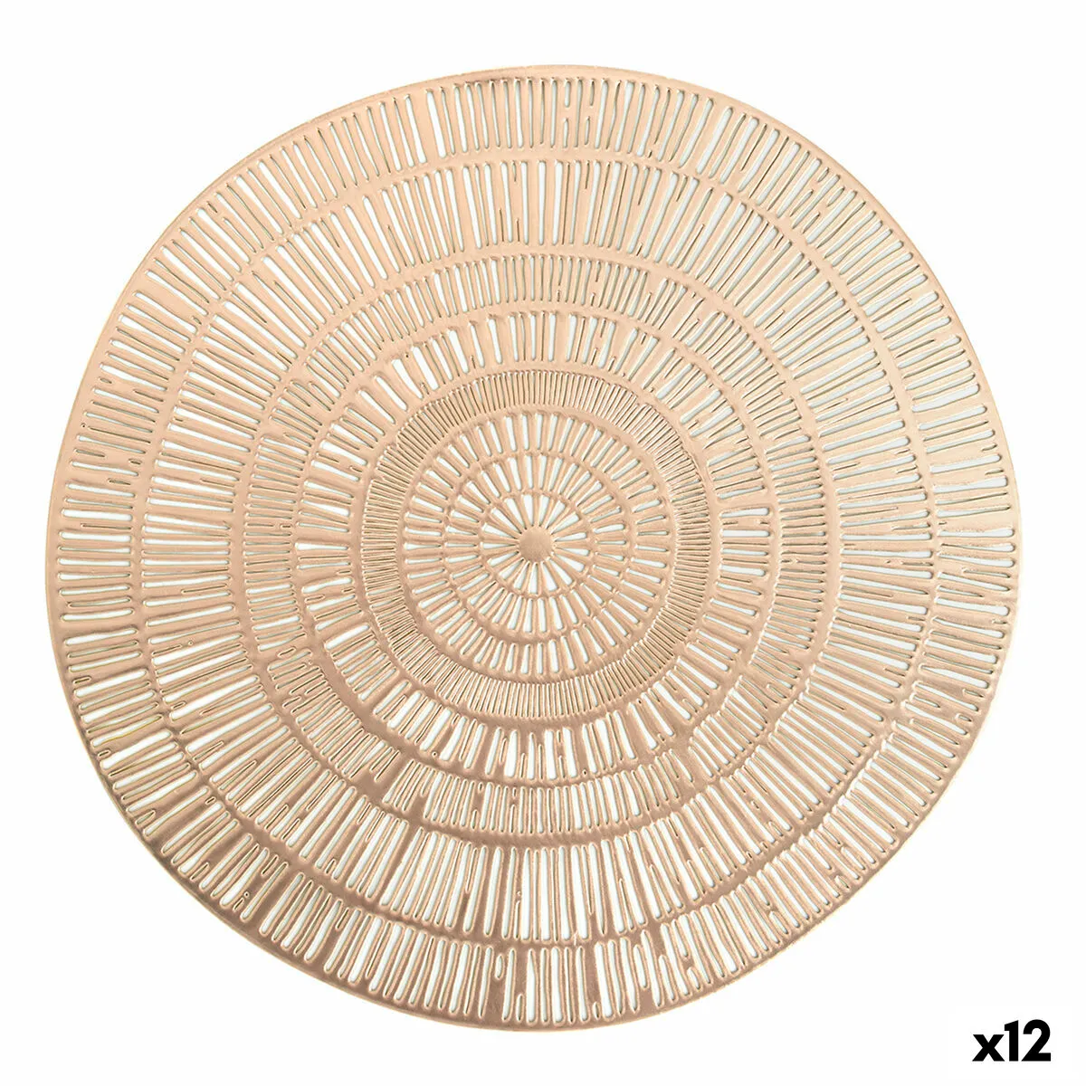 Tovaglietta Singola Quid Habitat Spirale Dorato 38 cm (Pack 12x)