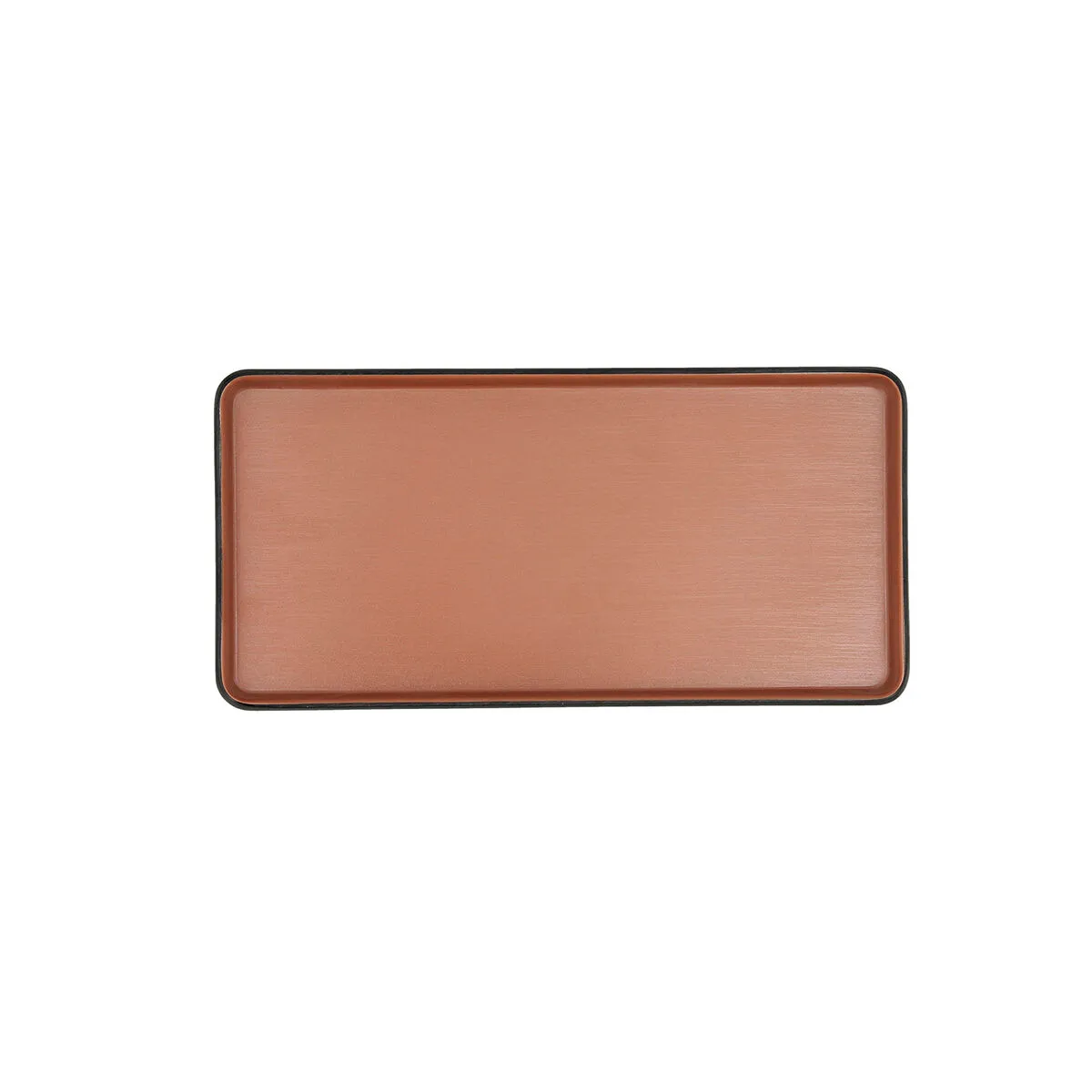 Vassoio per aperitivi Bidasoa Gio Terracotta Plastica 24 x 11,5 cm