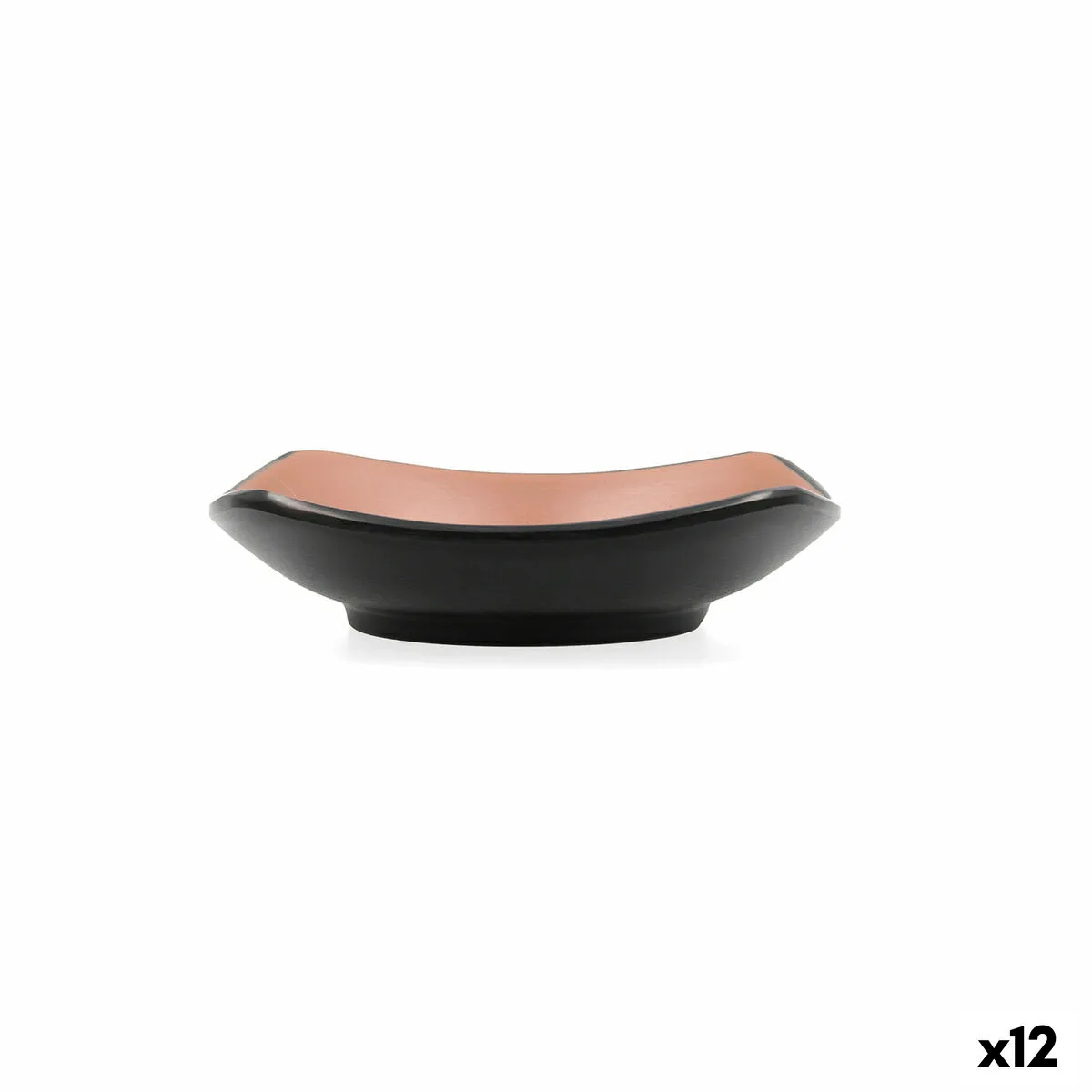 Ciotola per Aperitivi Bidasoa Gio Marrone Plastica 13 x 13 cm 12 Unità