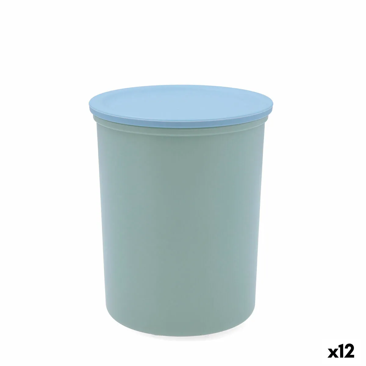 Barattolo Quid Inspira Con coperchio 800 ml Verde Plastica (12 Unità)