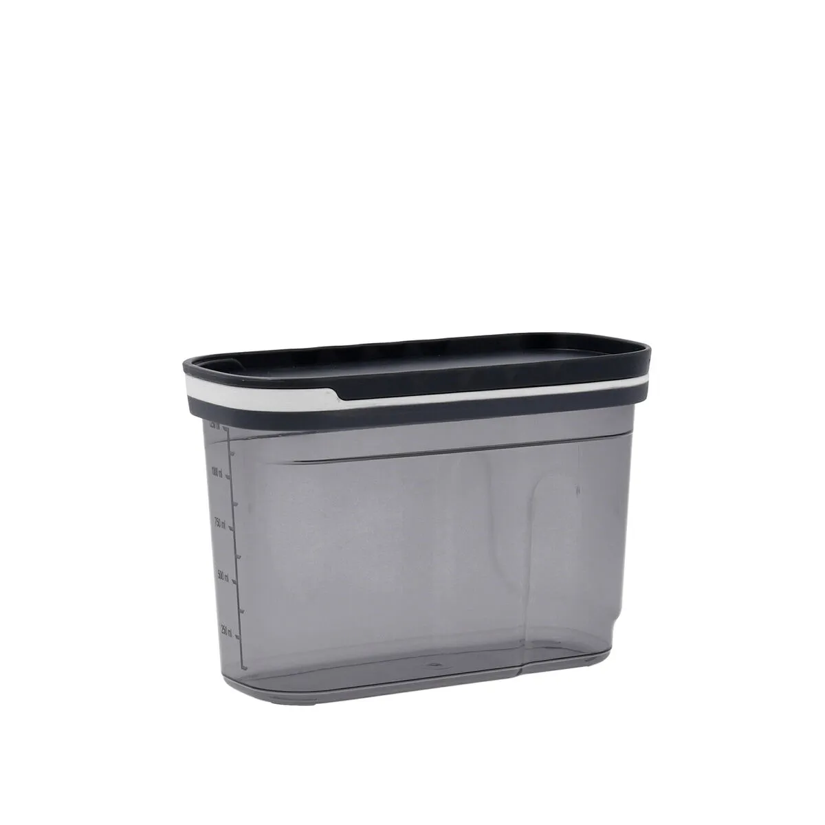 Barattolo Quid City 1,2 L Grigio Plastica