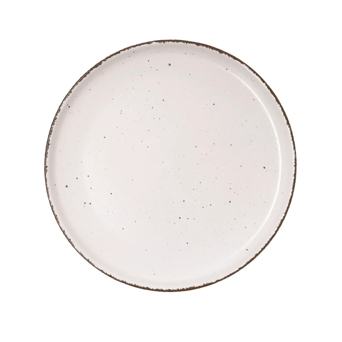 Piatto da pranzo Quid Duna Beige Ceramica 26,5 x 2,8 cm