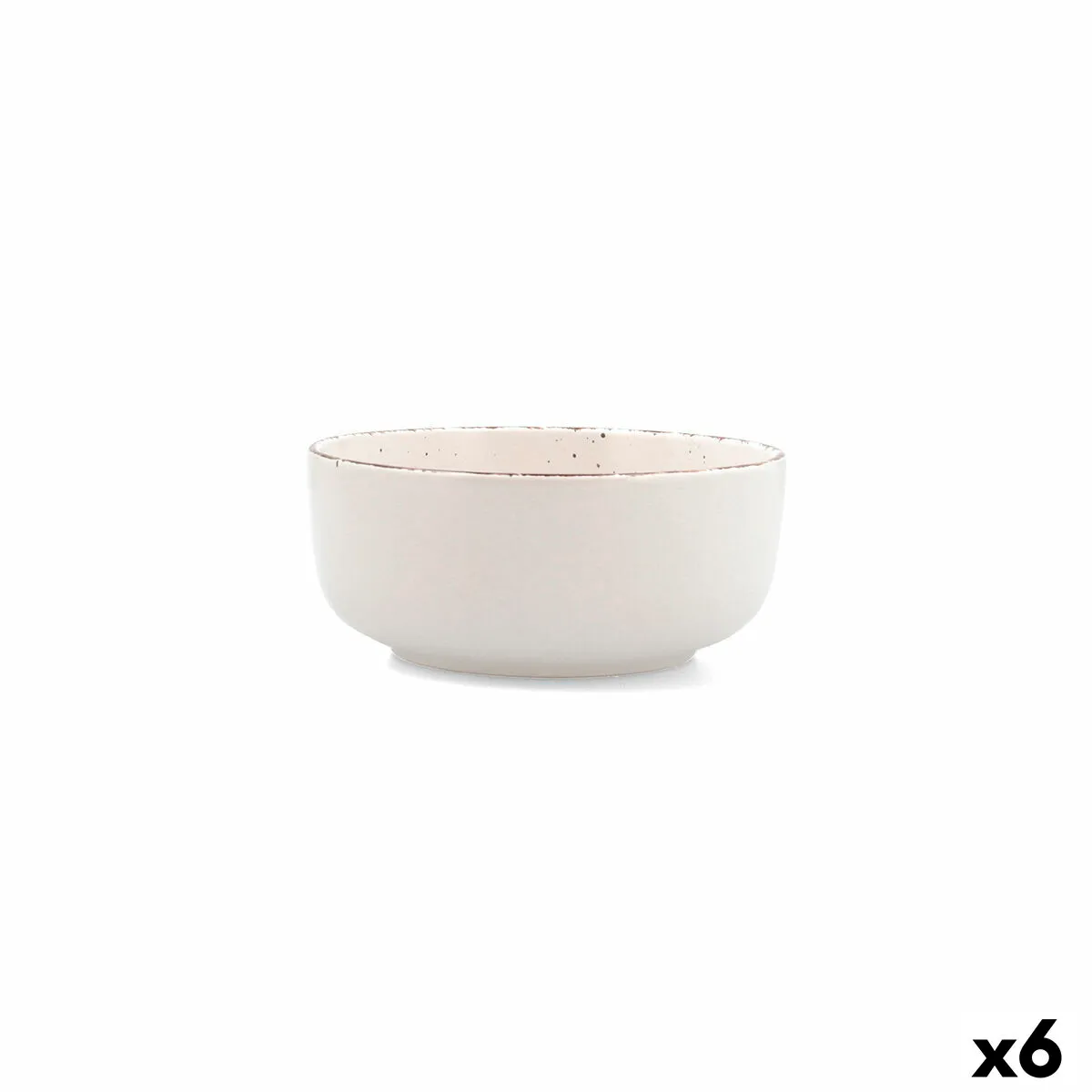 Ciotola Quid Duna Beige Ceramica 15 x 15 cm (6 Unità)