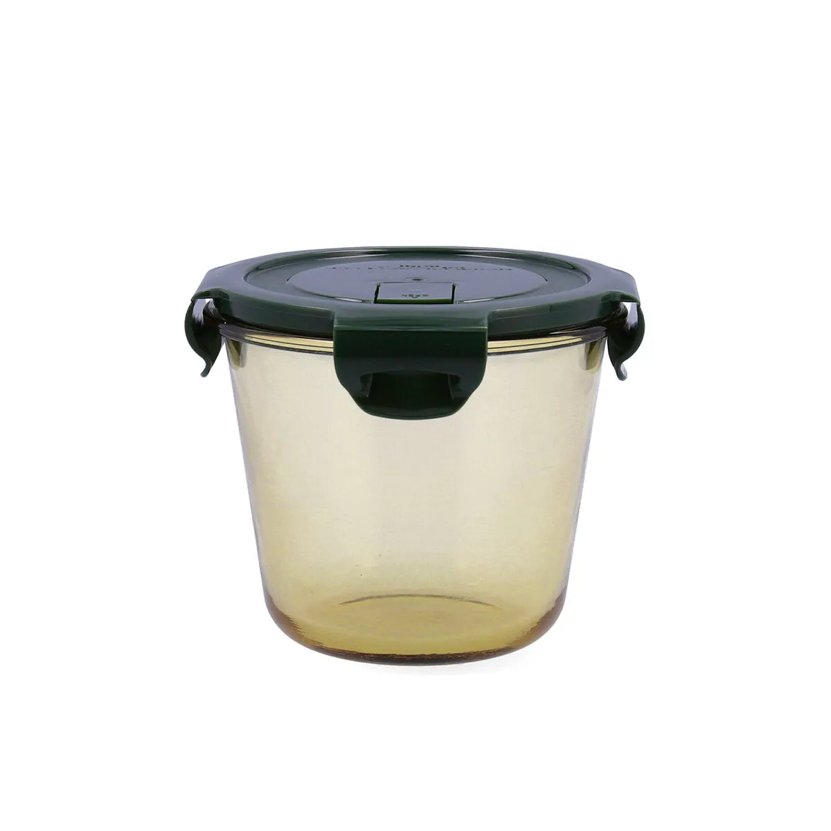 Porta pranzo Ermetico Bidasoa Infinity Rotonda Verde Giallo Vetro 700 ml