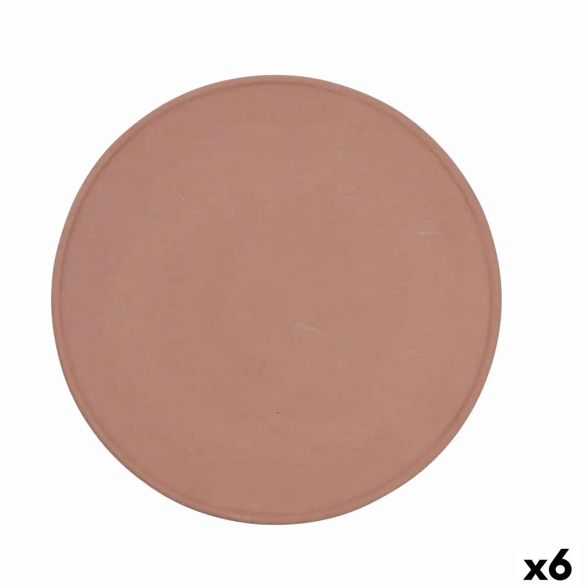 Sotto Piatto Quid Mineral Terracotta Ceramica 33 cm (6 Unità)