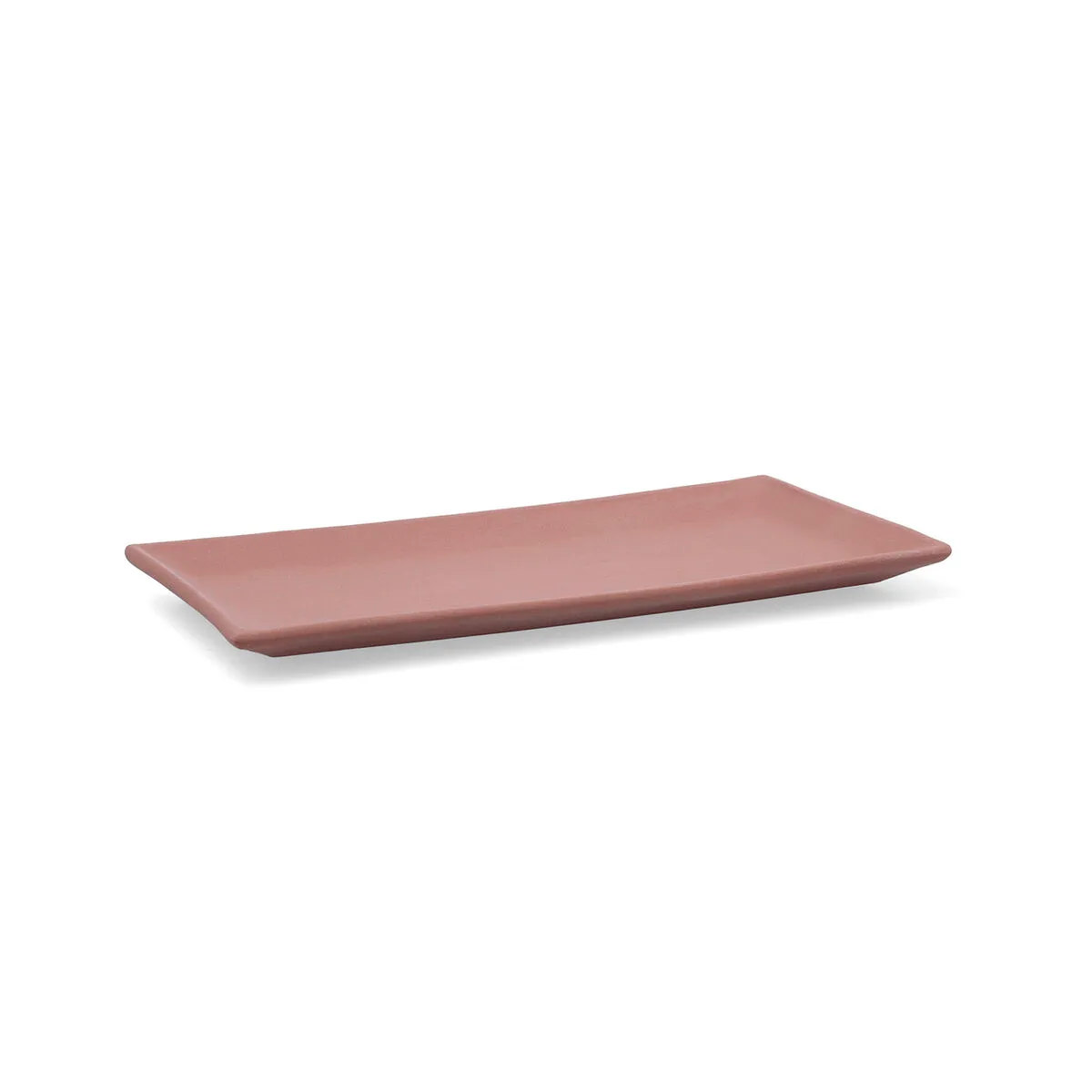 Vassoio per aperitivi Quid Mineral Gres Terracotta Ceramica 15 x 30 cm