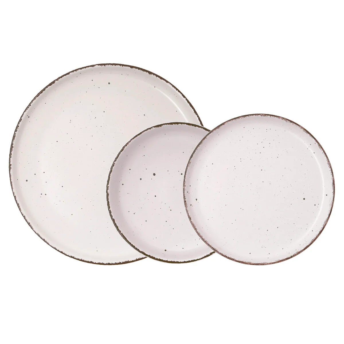 Set di Stoviglie Quid Duna Beige Ceramica 12 Pezzi