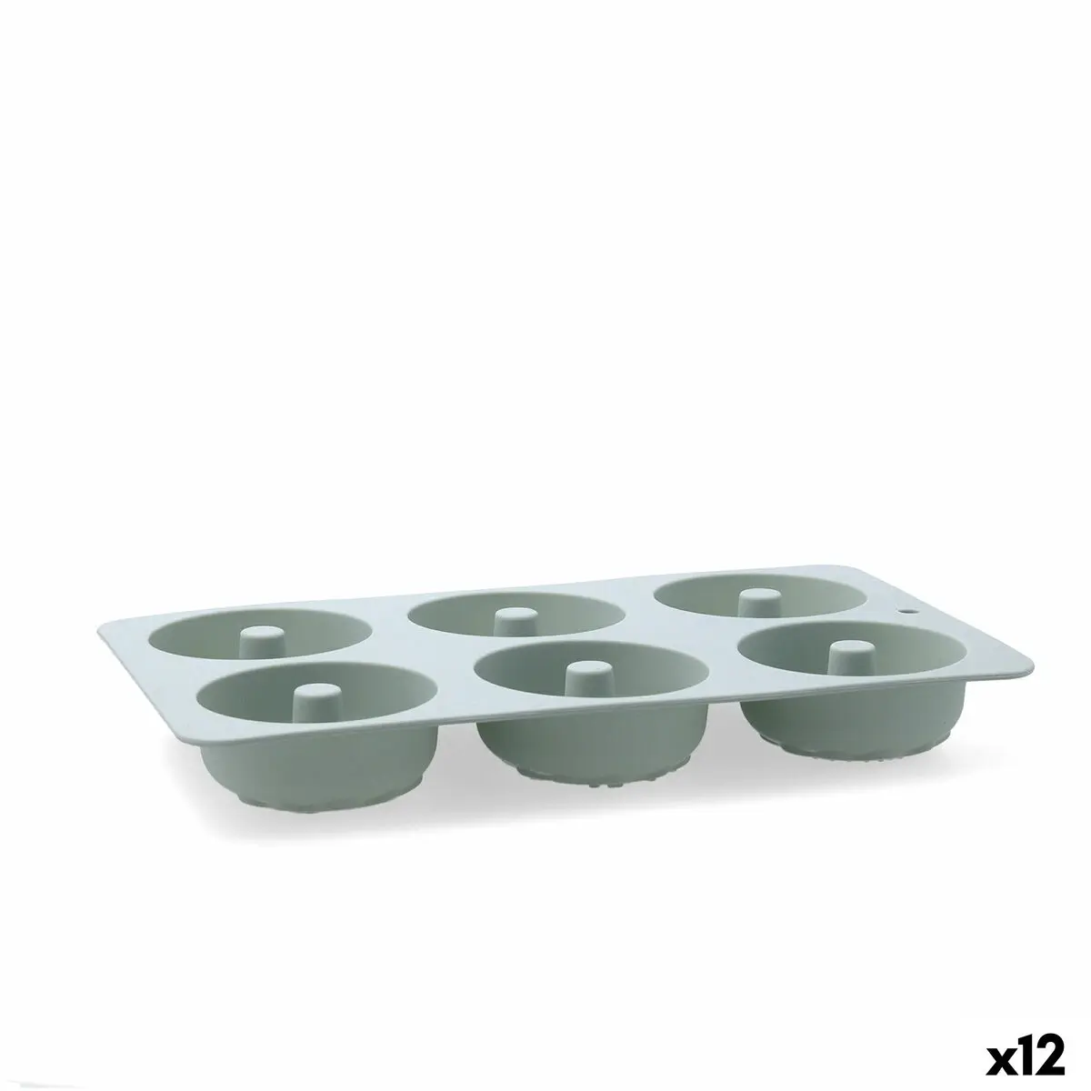 Stampo per Dolci Quid Ozon Verde Silicone (12 Unità)