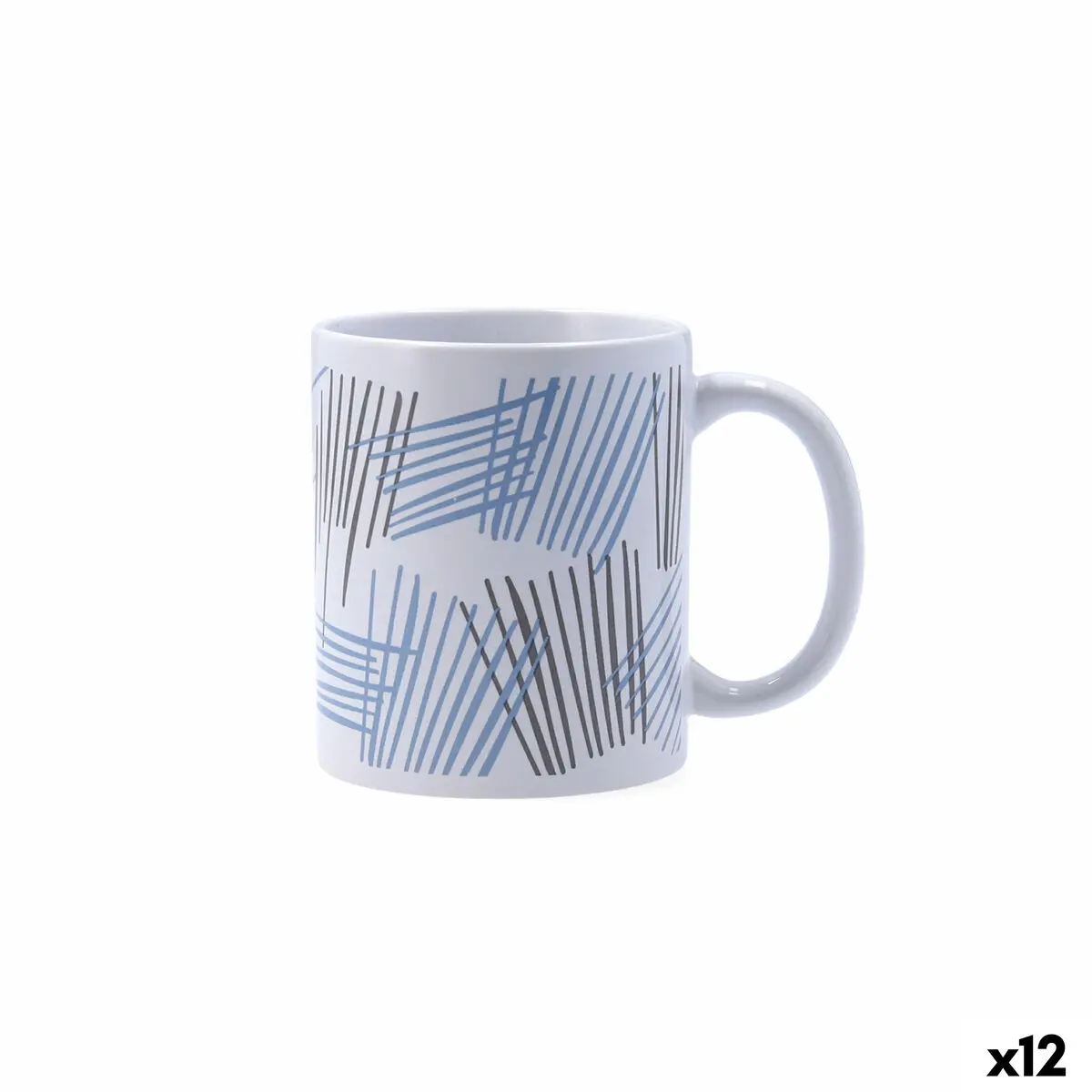 Tazza Mug Quid Chicago Bianco 330 ml (12 Unità)