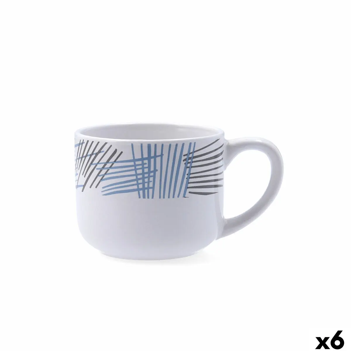 Tazza Mug Quid Chicago Bianco 400 ml (6 Unità)