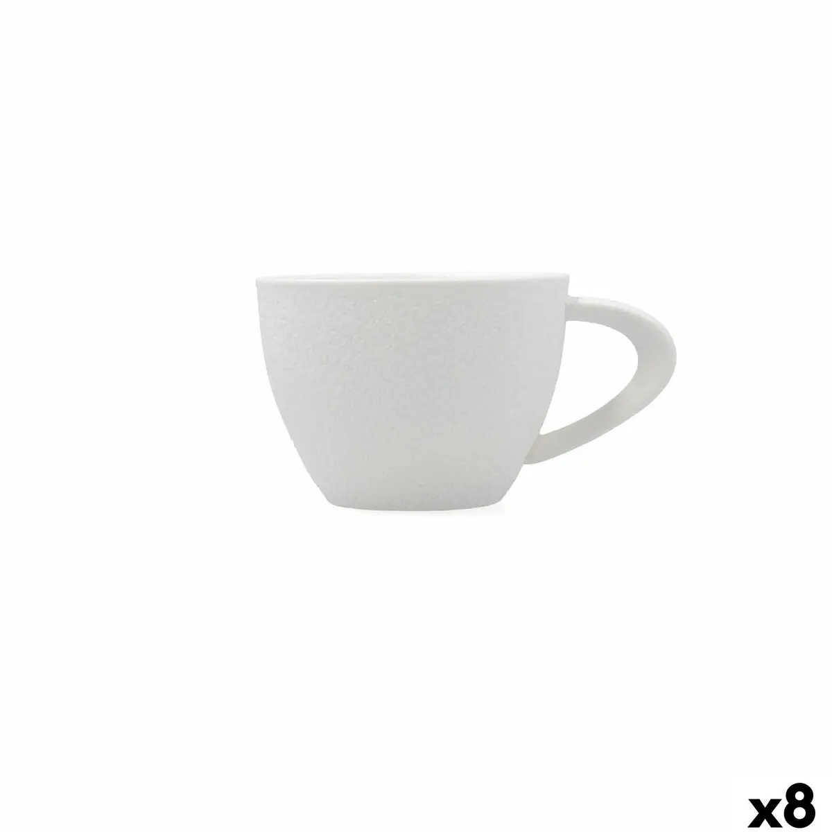 Tazza Bidasoa Fosil Bianco 220 ml (8 Unità)