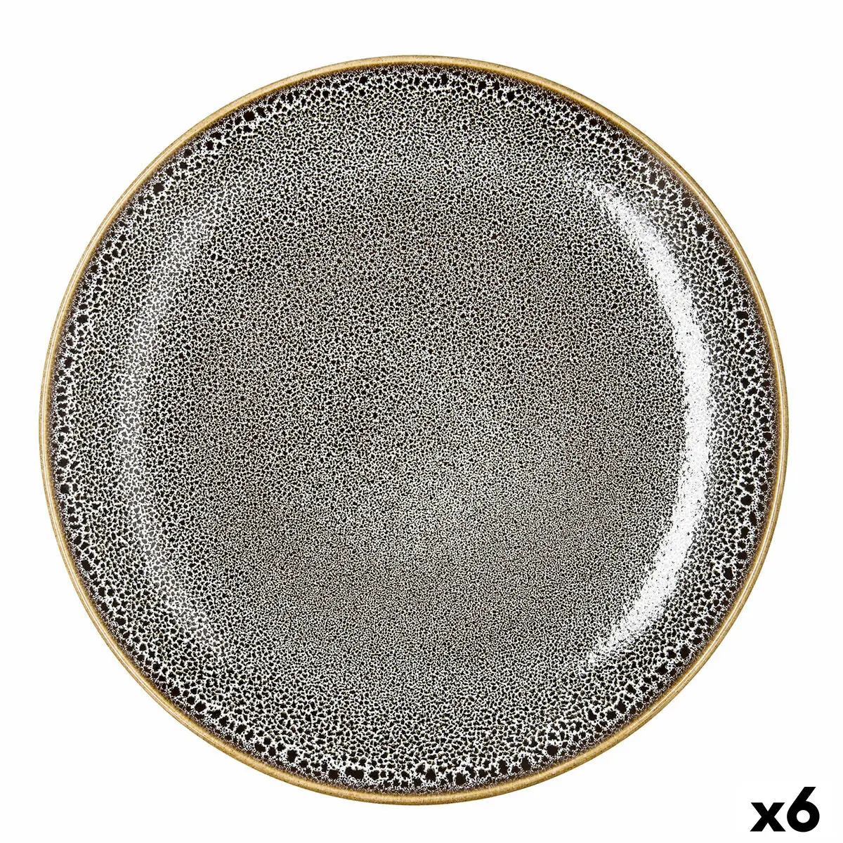 Piatto da pranzo Ariane Jaguar Freckles Marrone Ceramica 27 cm (6 Unità)