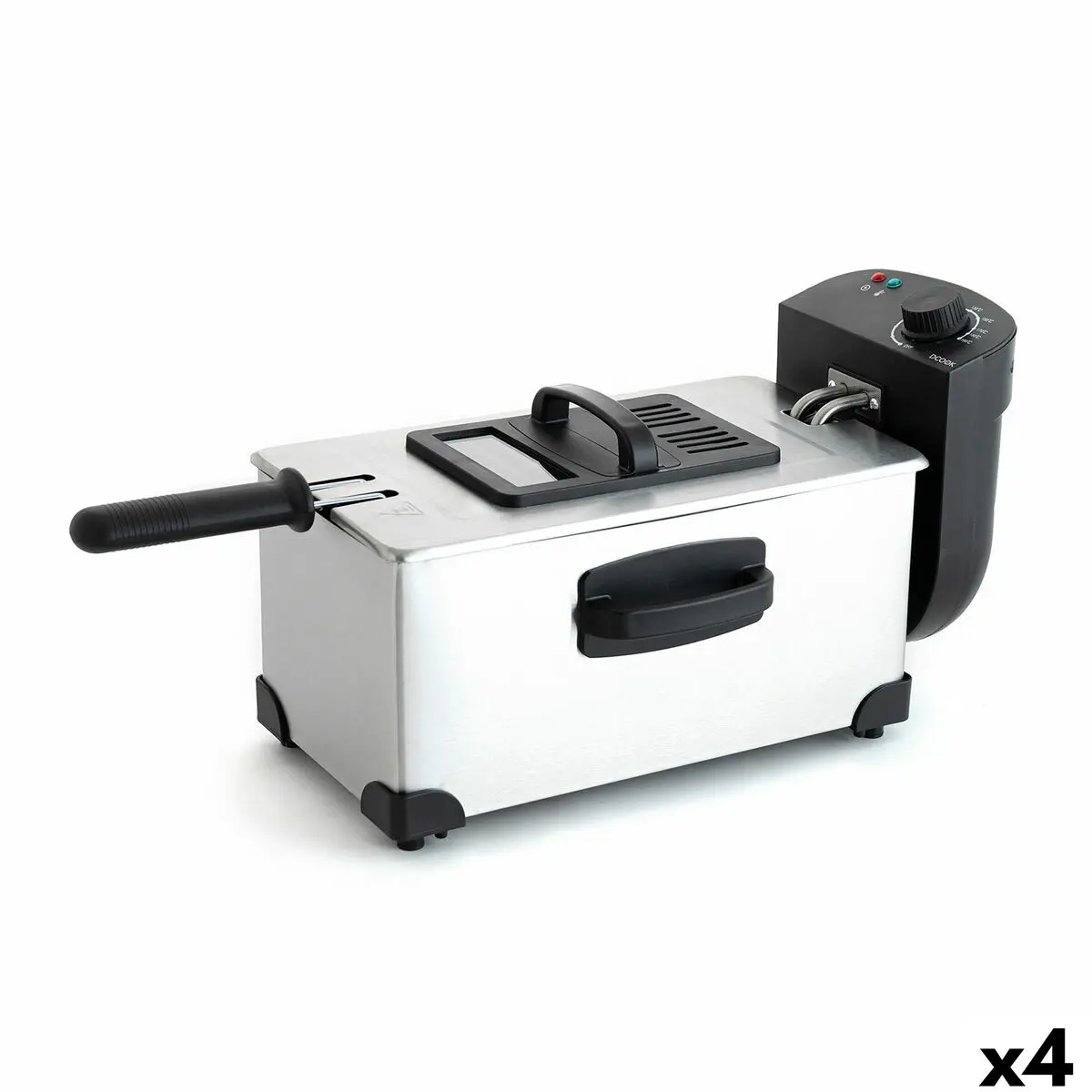 Friggitrice Dcook Gallery Argentato 2000 W 3 L 4 Unità