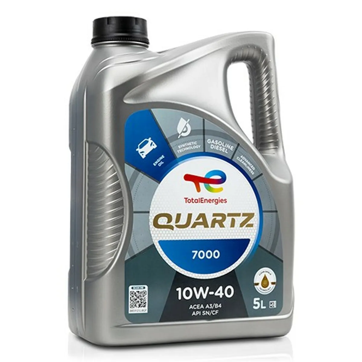 Olio per Motore Auto Total Quartz 7000 10W40 5 L