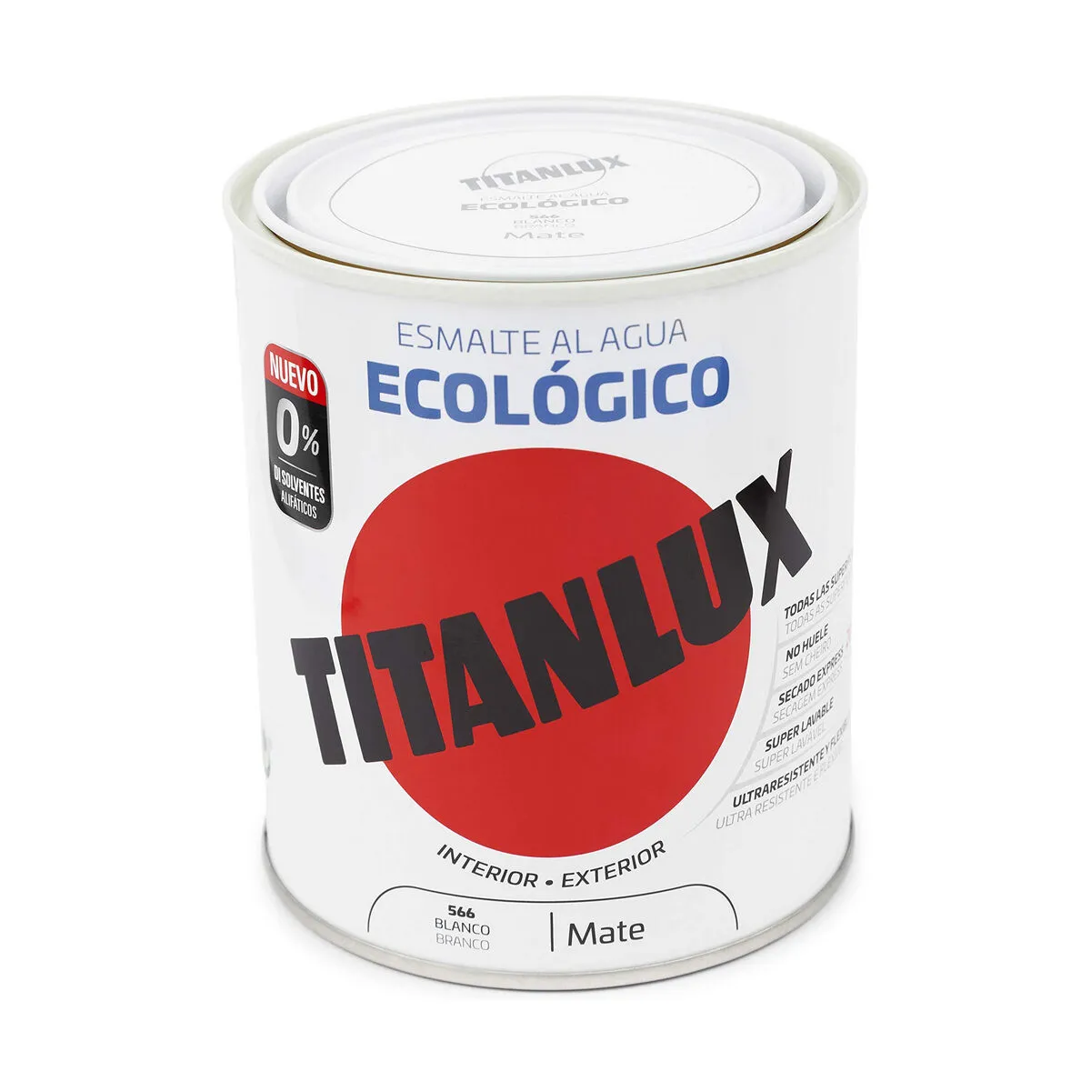 Vernice Titanlux 02t056634 750 ml Smalto per finiture Bianco Mat