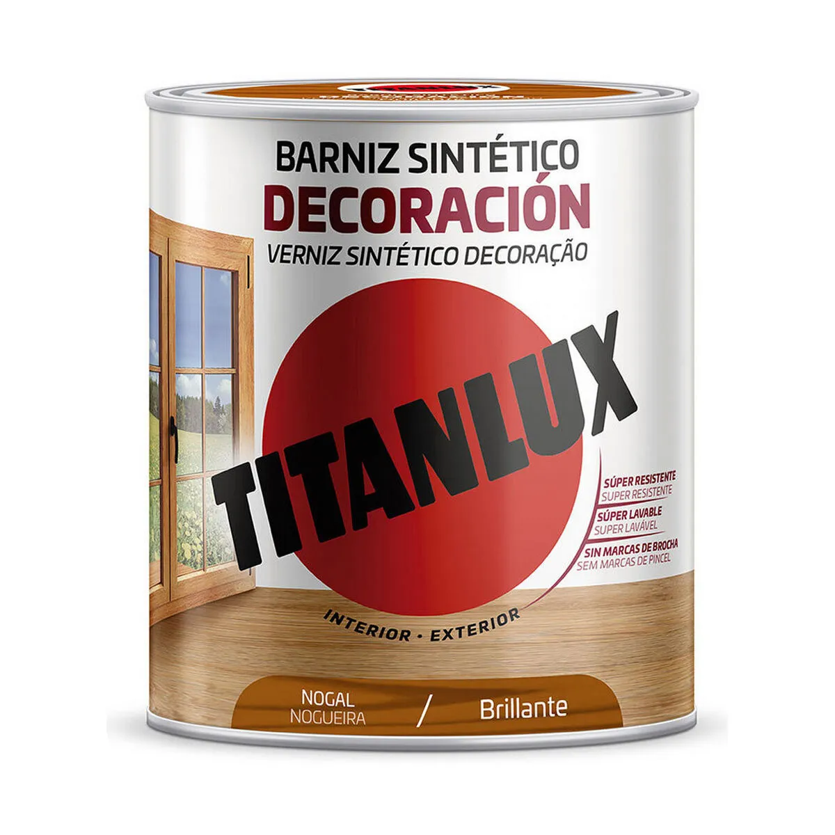 Vernice Titanlux M10100314 250 ml Legno di noce