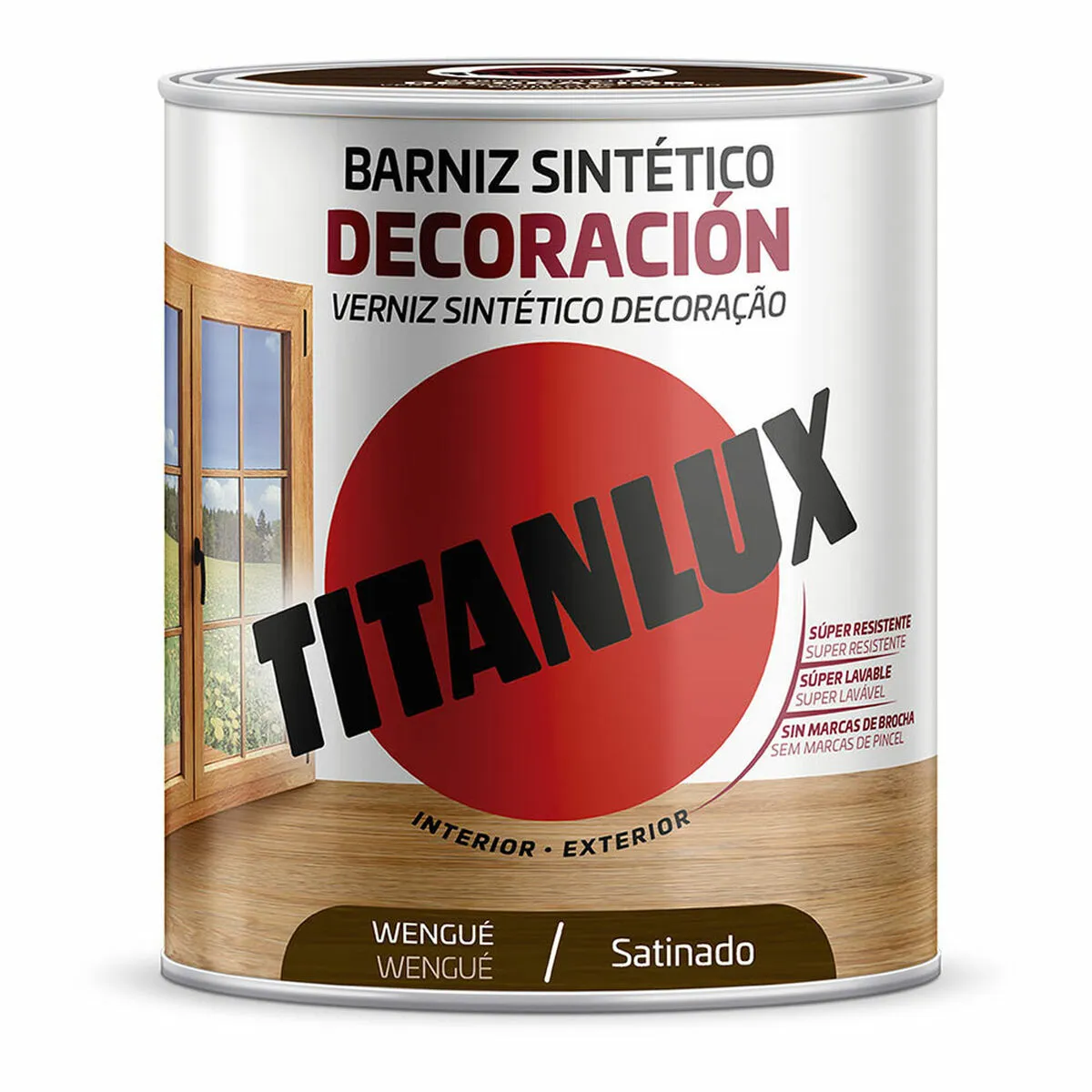 Vernice sintetica Titanlux m11100714 Decorazione Raso Wengue 250 ml