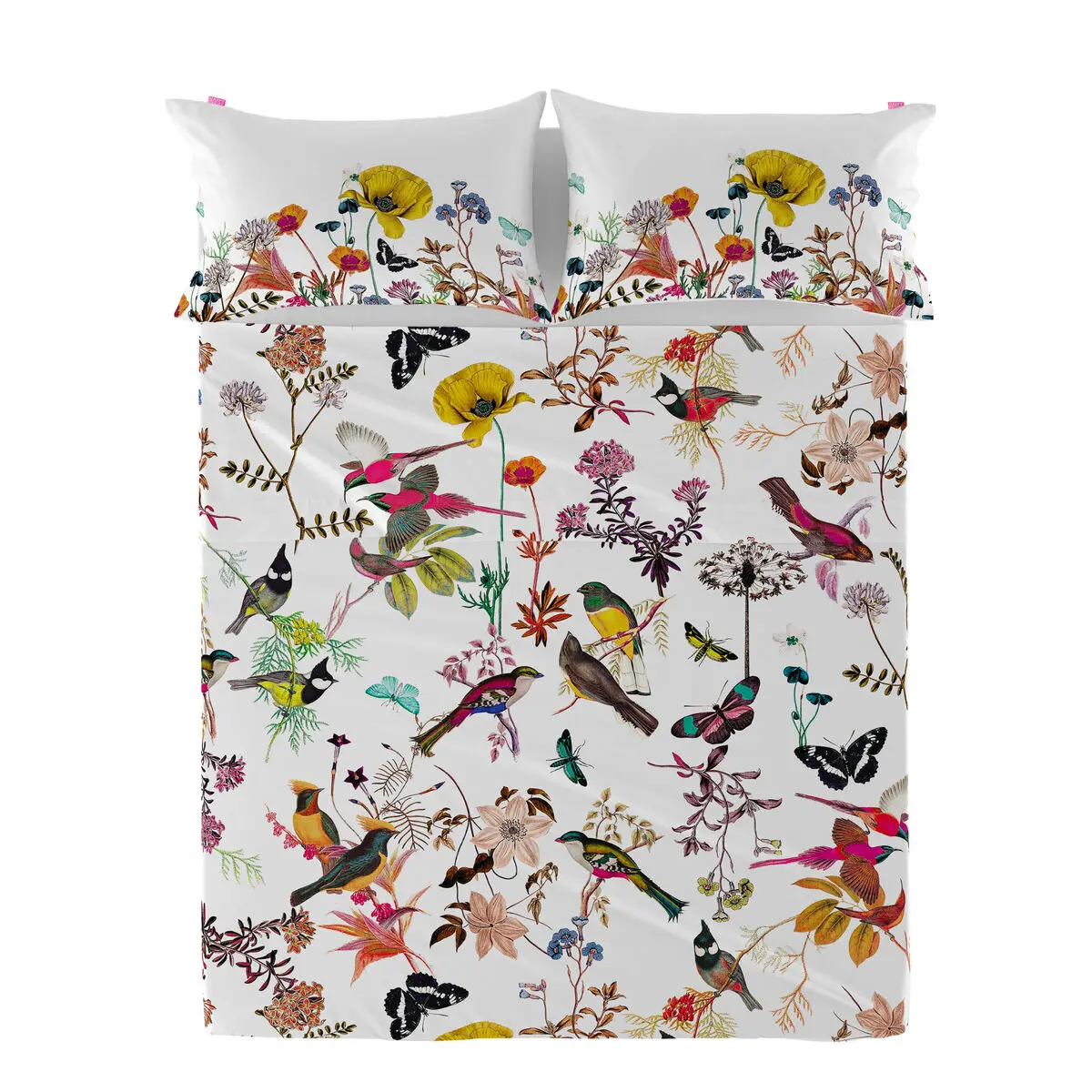 Lenzuolo Superiore HappyFriday Birds of paradise Multicolore 160 x 270 cm