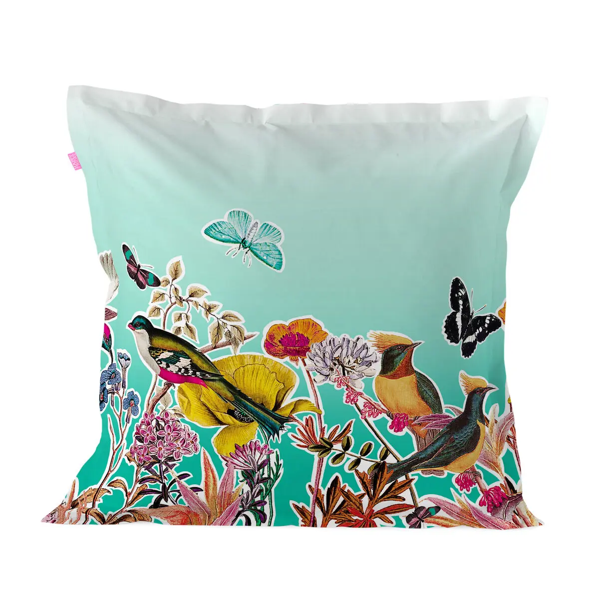 Fodera per cuscino HappyFriday Birds of paradise Multicolore 60 x 60 cm