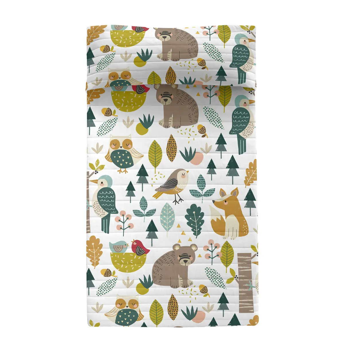 Trapunta HappyFriday Moshi Moshi Multicolore 180 x 260 cm Bosco