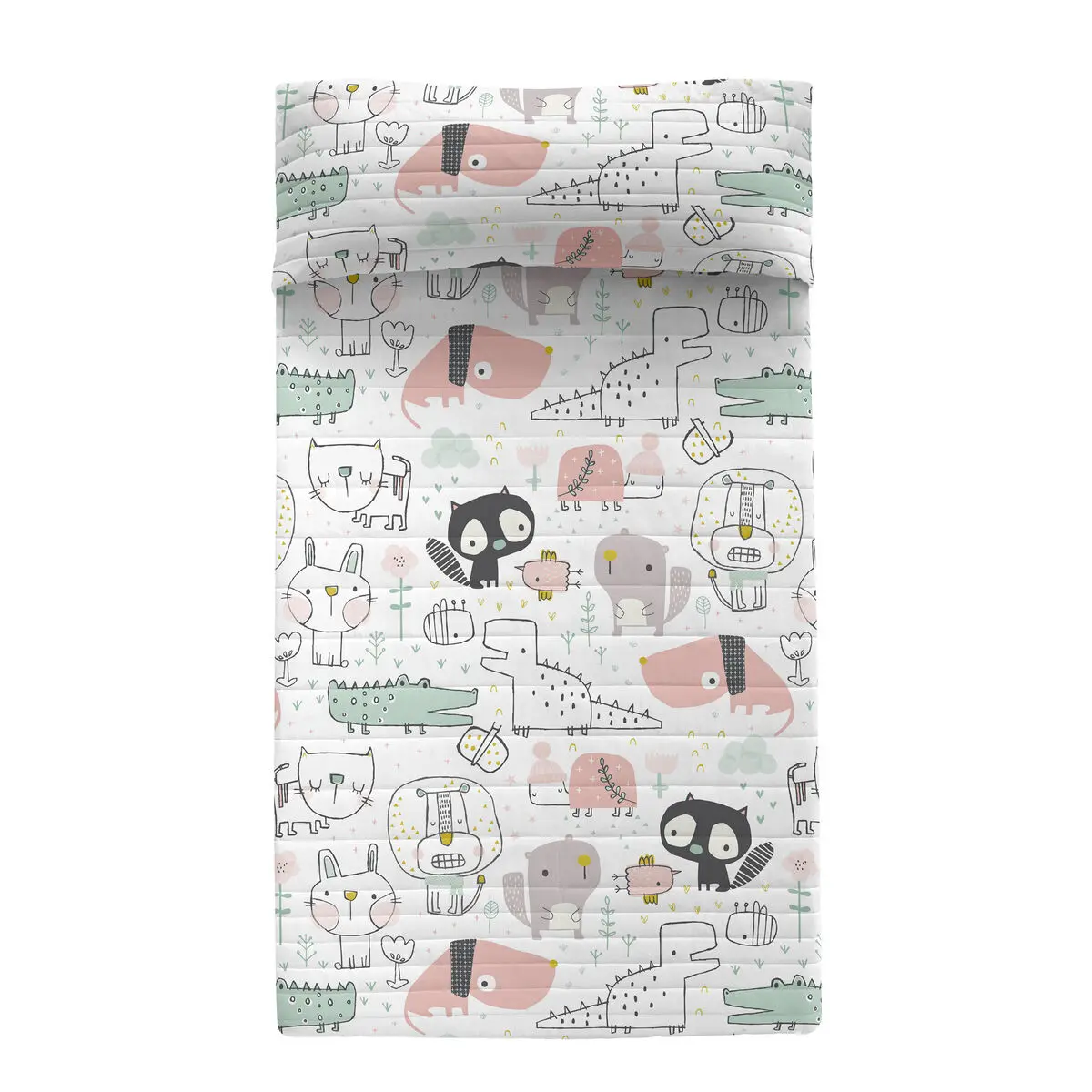 Trapunta HappyFriday Moshi Moshi Multicolore 180 x 260 cm animali