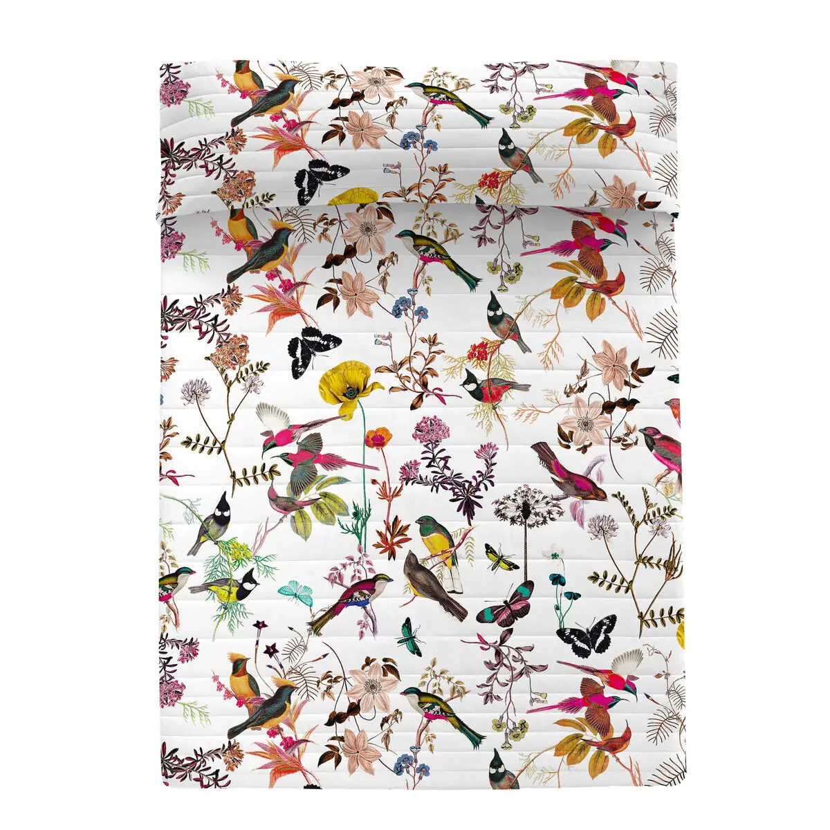 Trapunta HappyFriday HF Birds of paradise Multicolore 180 x 260 cm