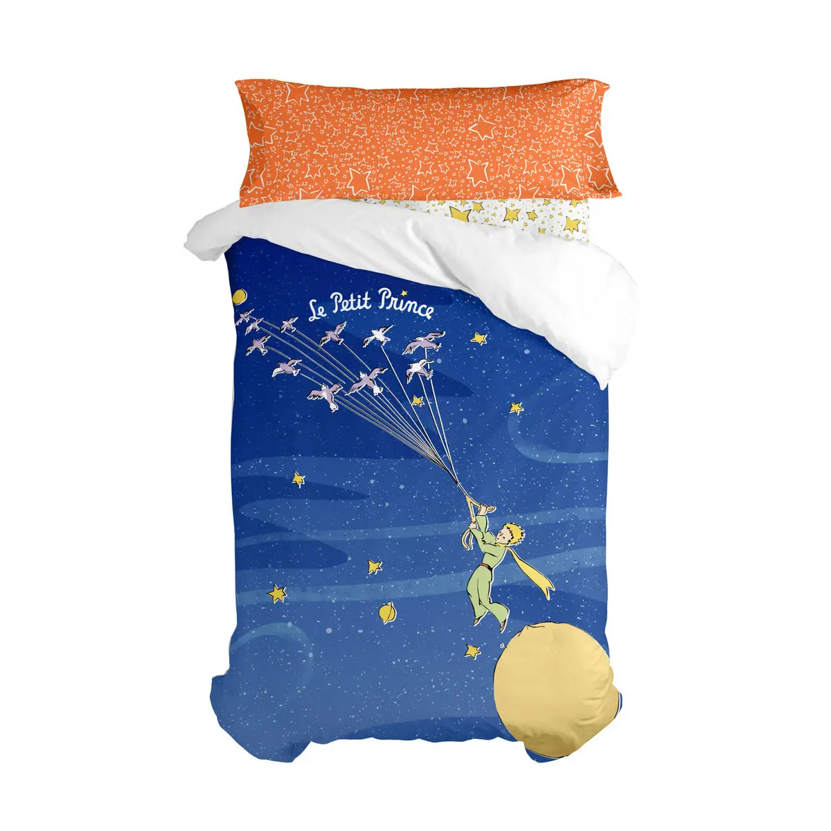 Set di copripiumino HappyFriday Le Petit Prince Migration Multicolore Singolo 2 Pezzi