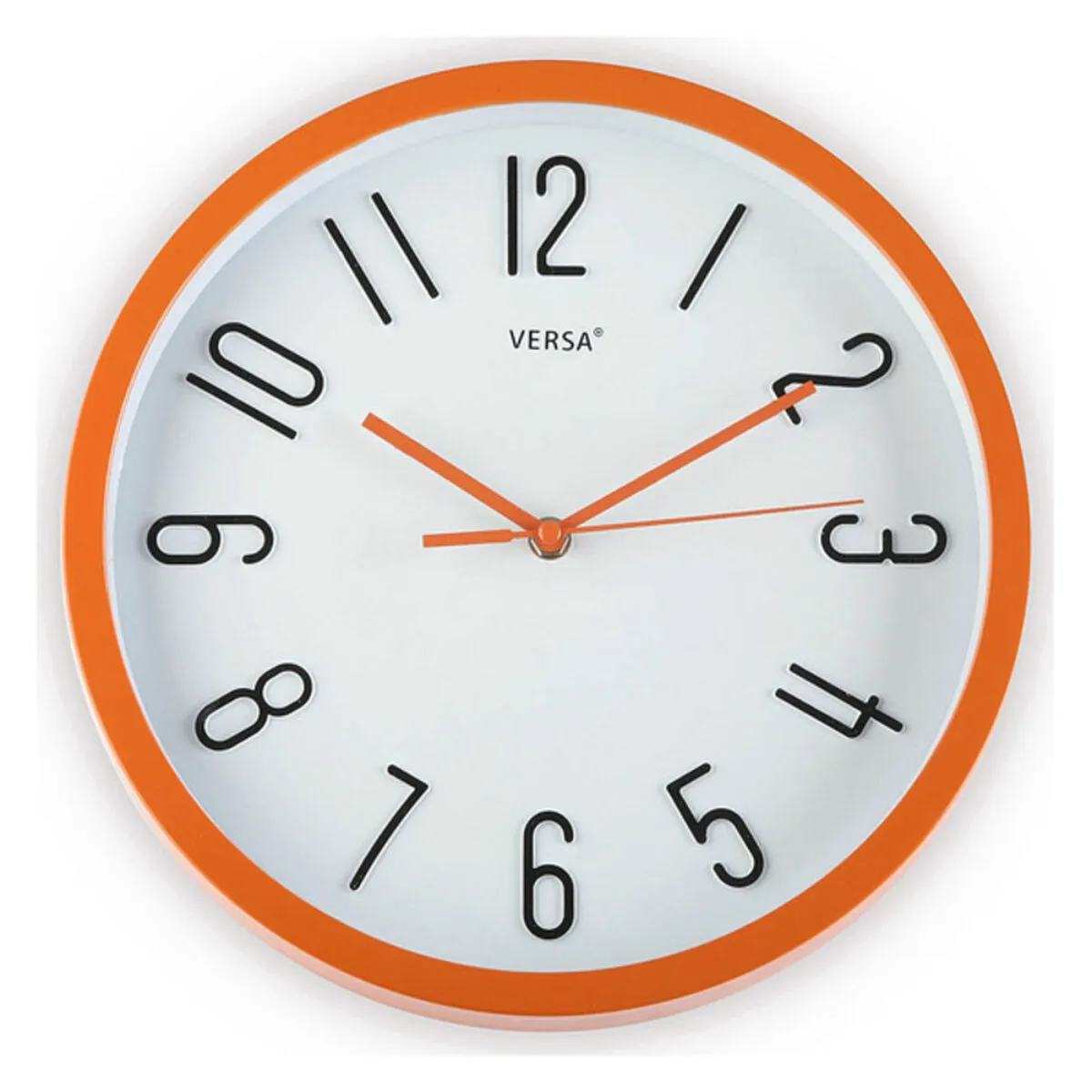 Orologio da Parete Versa Multicolore Arancio Plastica Fusion 4,6 x 30 x 30 cm