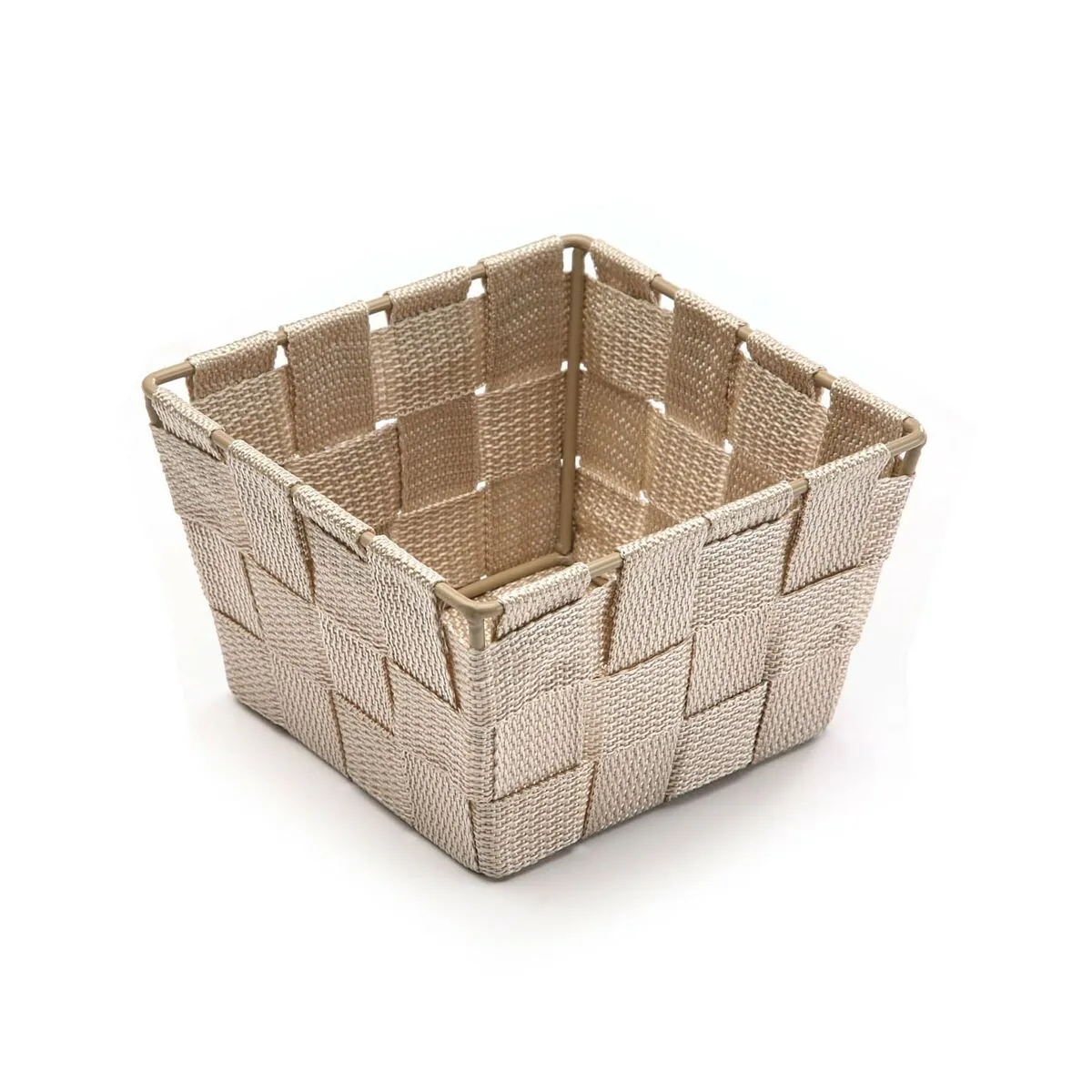 Cestino Multiuso Versa Beige 14 x 9 x 14 cm