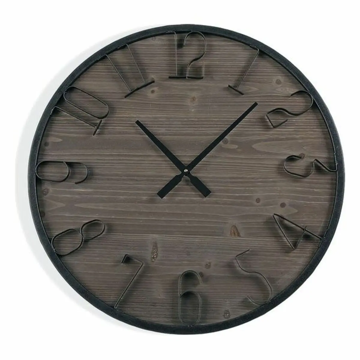 Orologio da Parete Versa 1 Legno MDF/Metallo (5 x 60 x 60 cm)