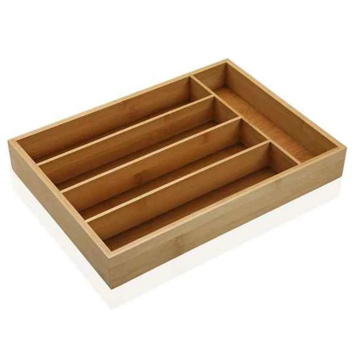 Vassoio Portaposate Versa Legno Bambù (25 x 5 x 35 cm)