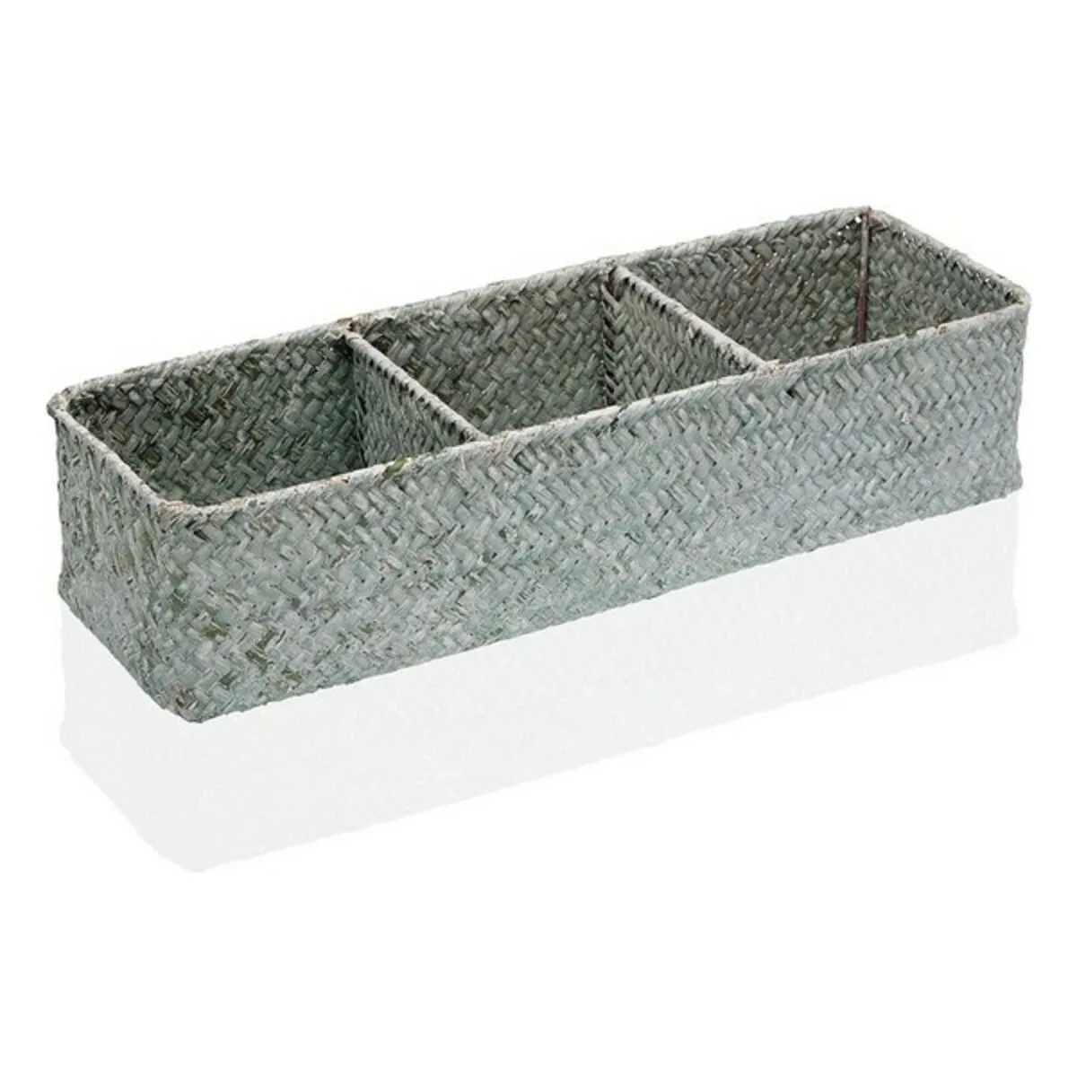 Scatola con scomparti Versa Alghe marine (12 x 8 x 36 cm)