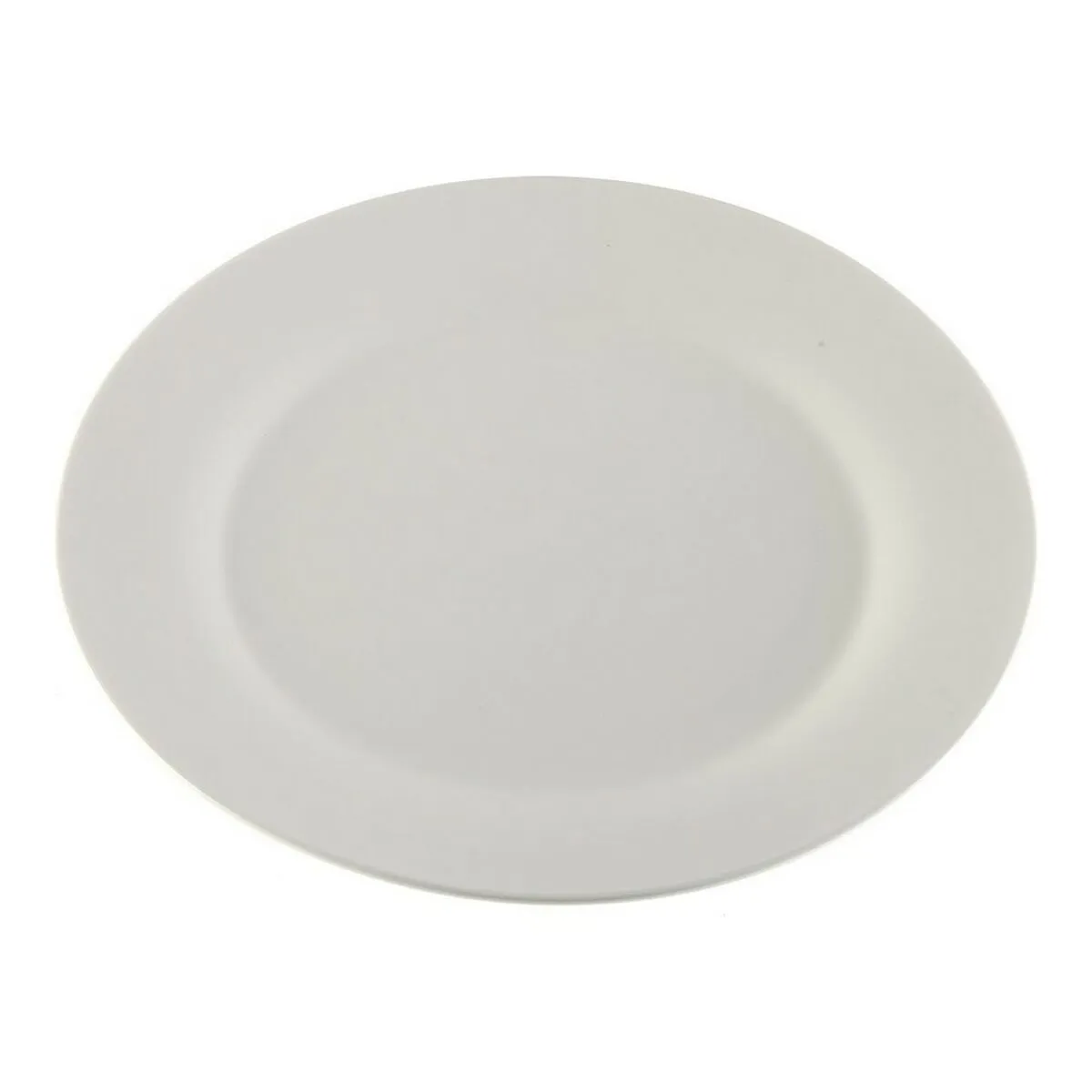 Piatto da pranzo Versa Bianco Porcellana Plastica 27 x 27 cm