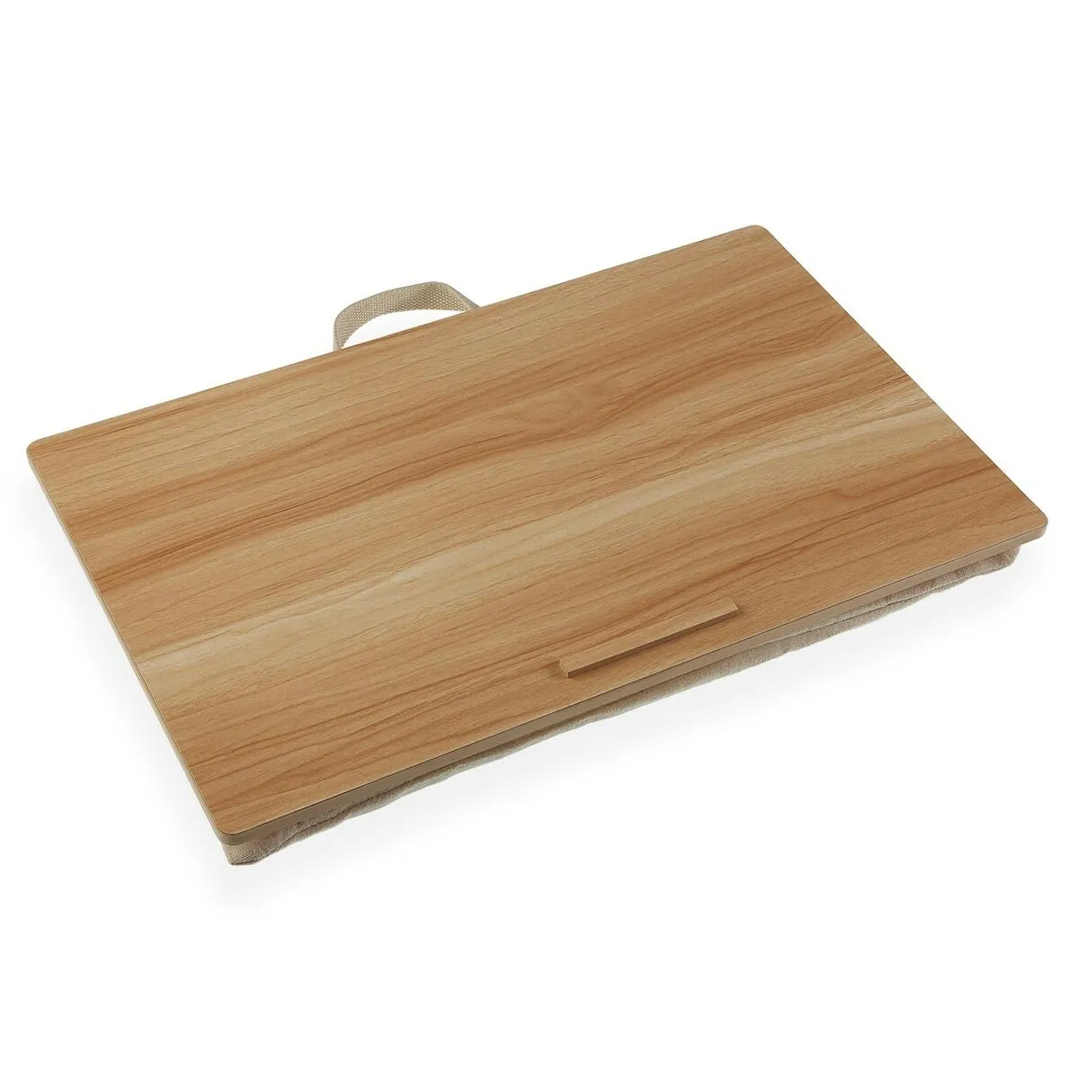 Vassoio Marrone Tessile Legno MDF (30 x 4 x 48 cm)