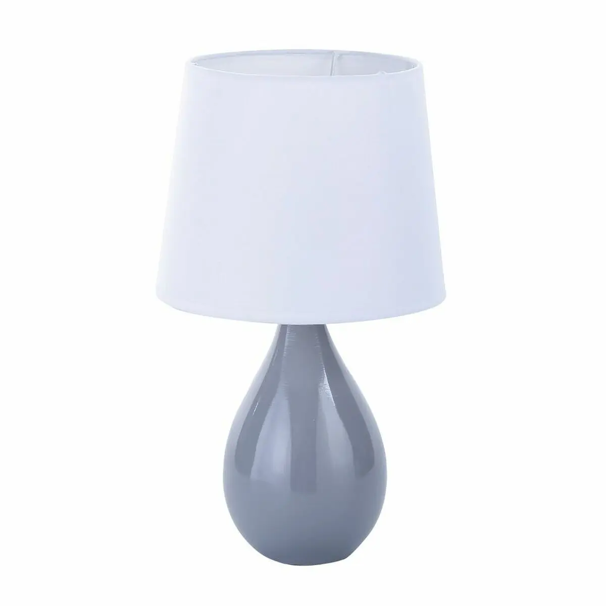 Lampada da tavolo Versa Cozy Grigio Ceramica (20 x 35 x 20 cm)