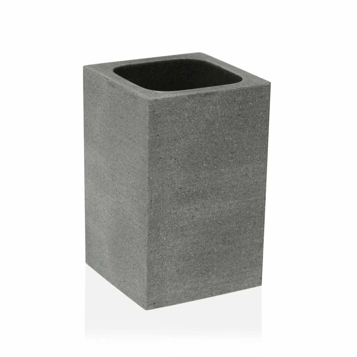 Portaspazzolini da Denti Versa Slate Resina (7,2 x 11,2 x 7,2 cm)