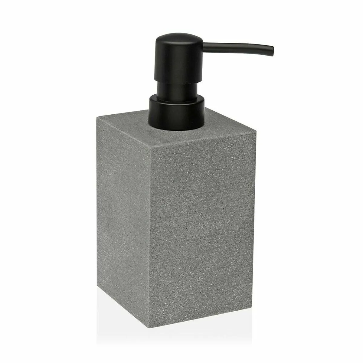 Dispenser di Sapone Versa Slate Grigio Plastica Resina (7,1 x 16,1 x 7,1 cm)