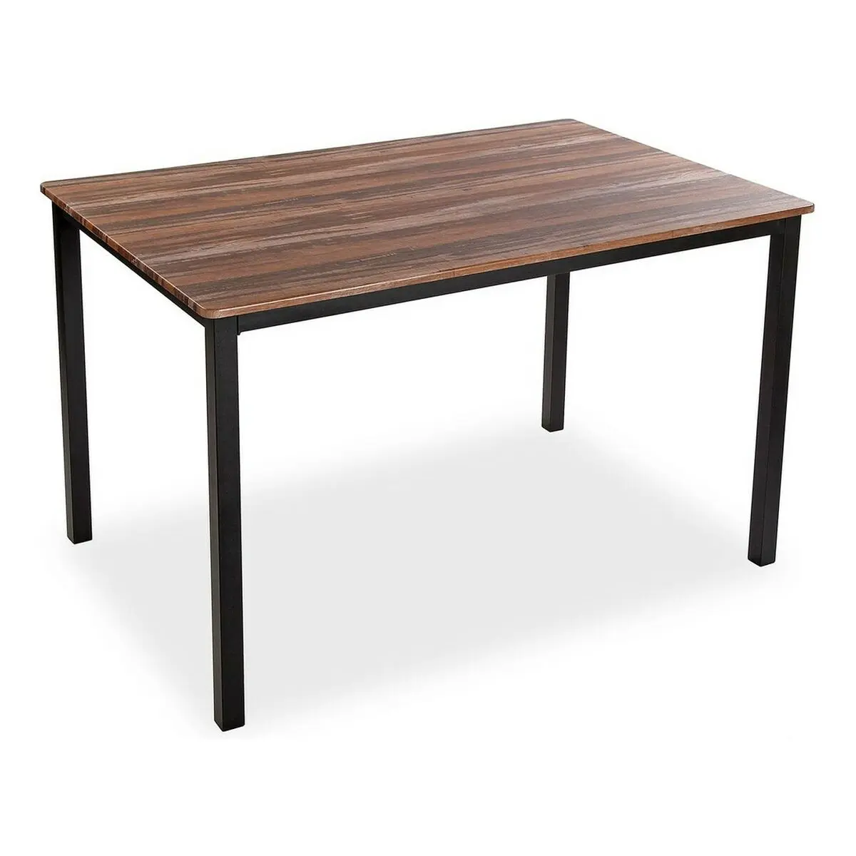 Tavolo da Pranzo Marrone Nero Legno MDF (80 x 76 x 120 cm)