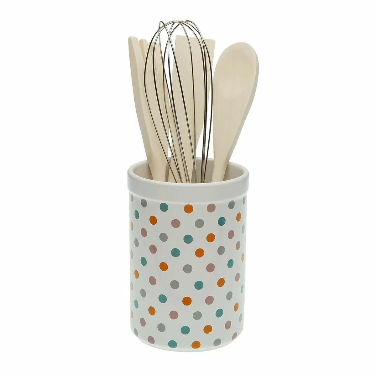 Contenitore per Utensili da Cucina Versa Springdots Ceramica (10 x 15 x 10 cm)