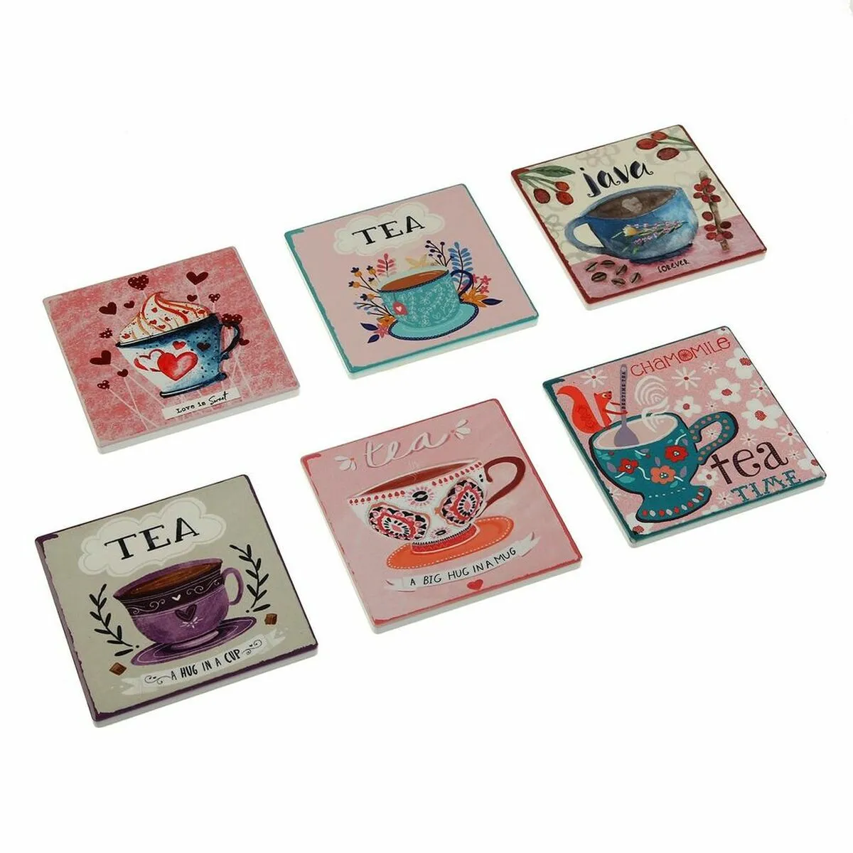 Sottobicchieri Versa Tea (10 x 10 cm) (6 Pezzi)