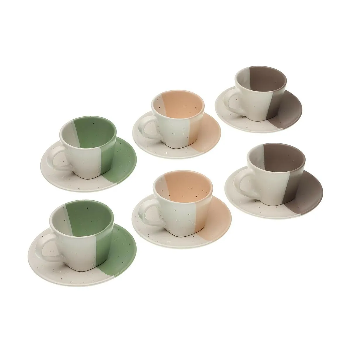 Set di Tazze da Caffè Versa Clara Ceramica (6 Pezzi)