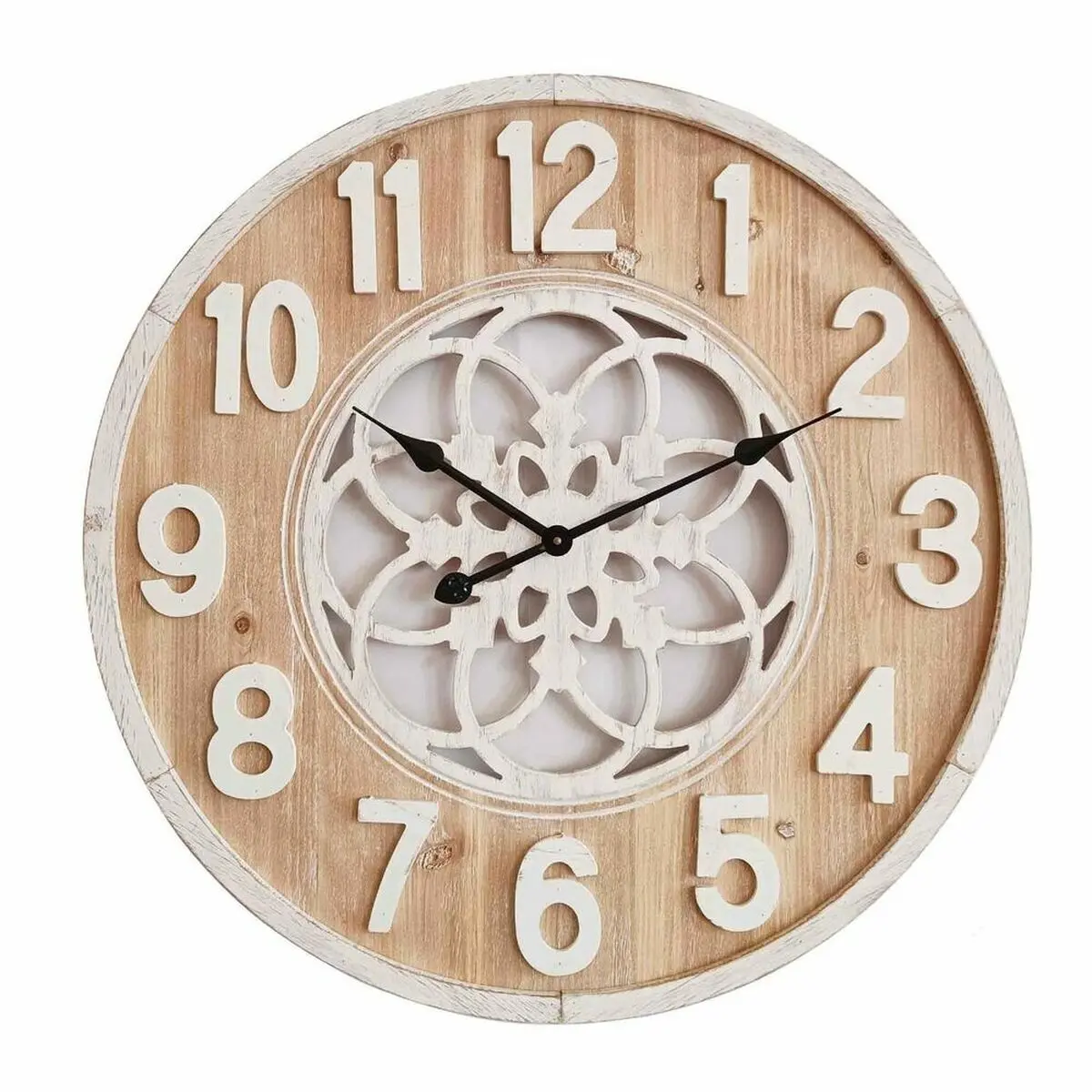 Orologio da Parete Versa Cristallo Legno MDF (6 x 70 x 70 cm)