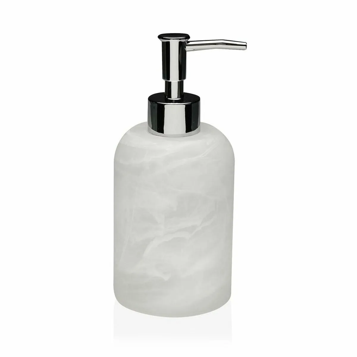 Dispenser di Sapone Versa Bianco Marmo Resina ABS (17,5 cm)