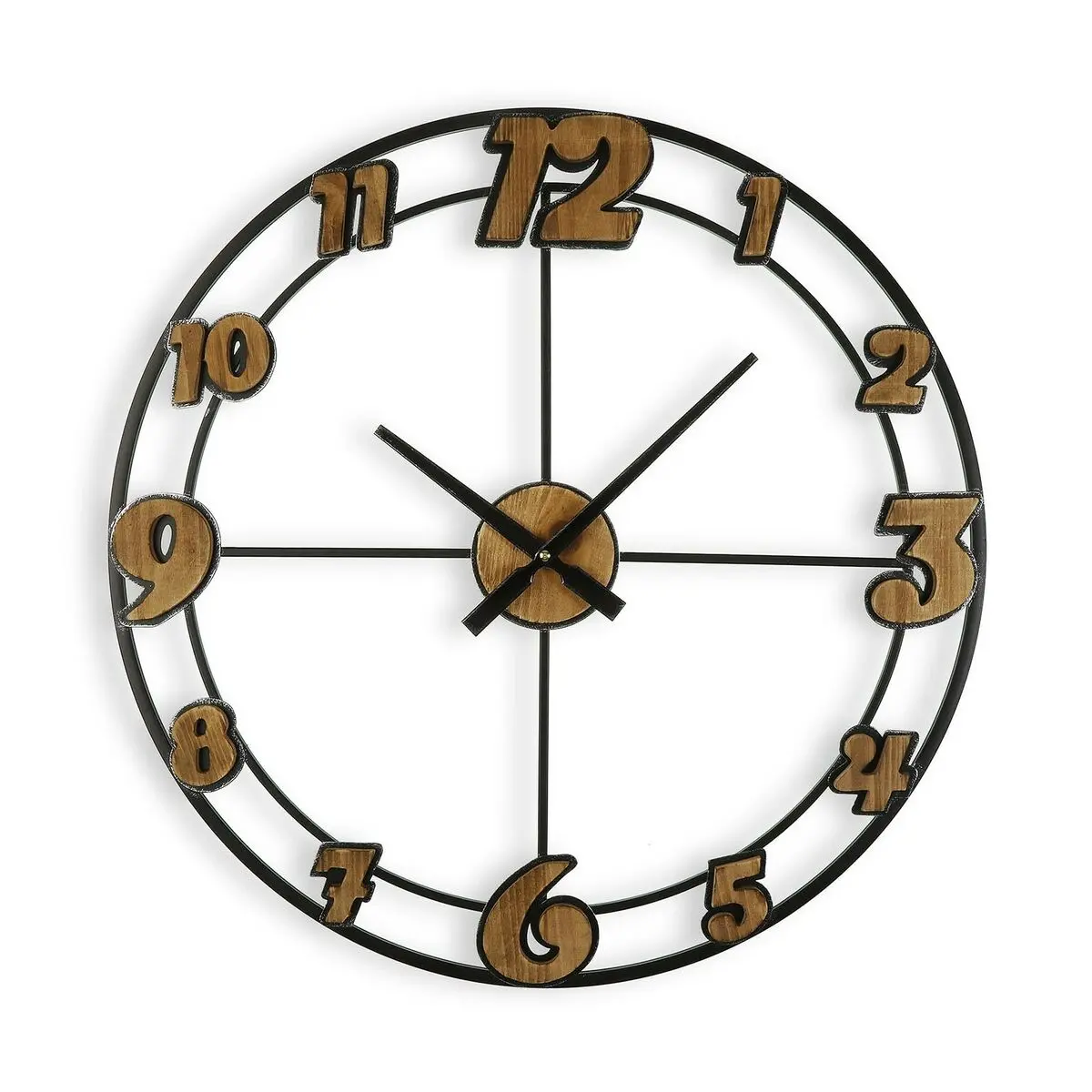 Orologio da Parete Versa Legno MDF Legno MDF/Metallo (4,5 x 60 x 60 cm)